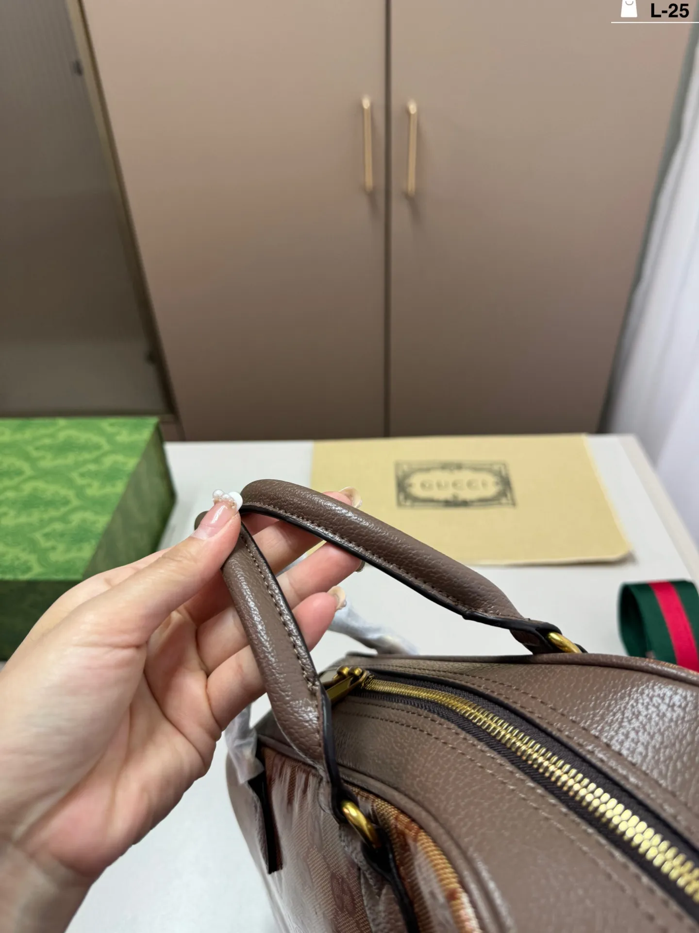 💰p145 L-25尺寸31×18折叠盒 Gucci酷奇/adidas x 阿迪达斯联名 迷你旅行包 手提单肩斜挎包 男女通用 经典百搭 实物拍摄