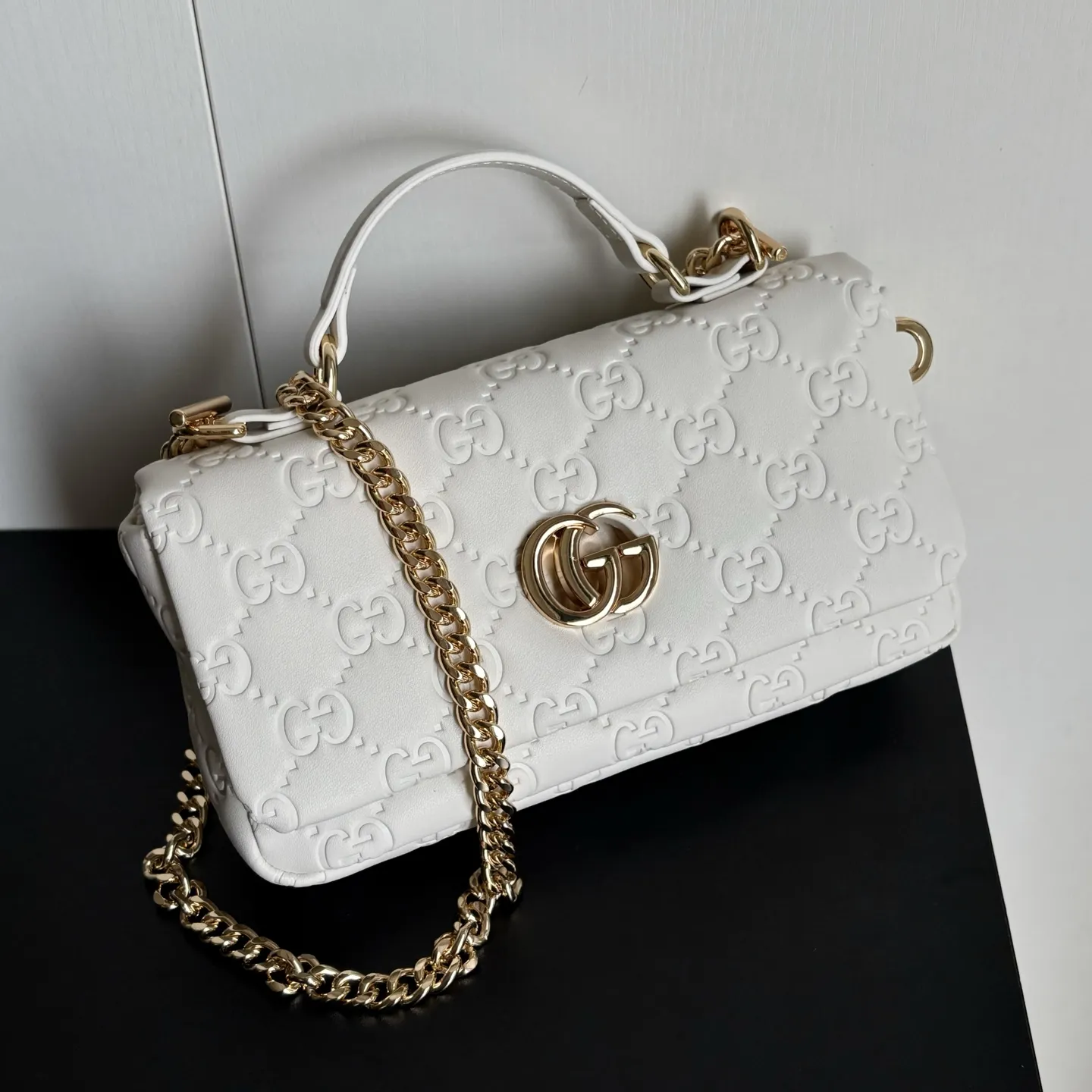 实拍#💰220 款号：806017全牛皮 尺寸：21X高12.5X侧宽4.5 升级原版质量 原版重磅五金！