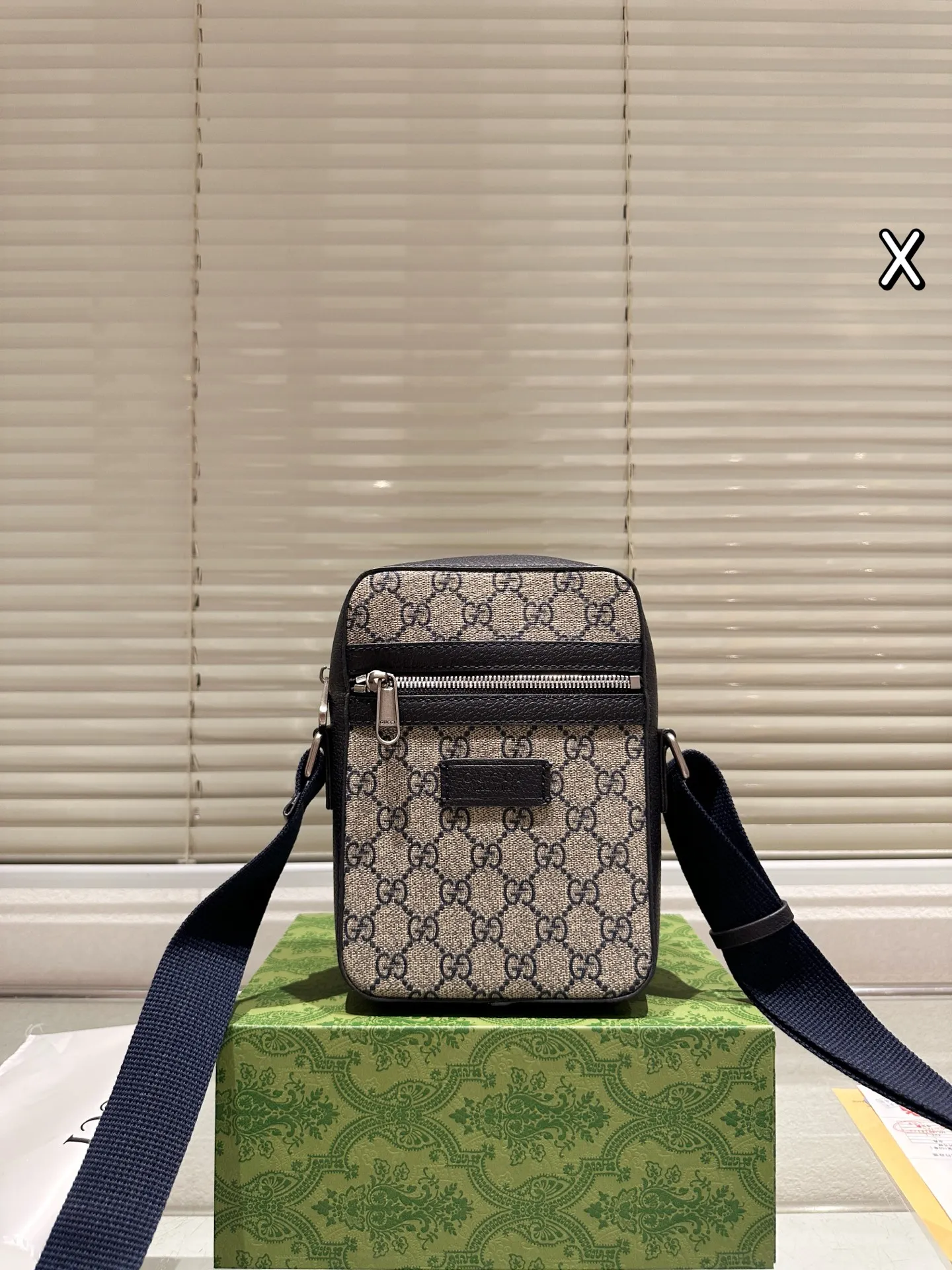 P125 Gucci男包斜挎包 配礼盒🎁尺寸14.20