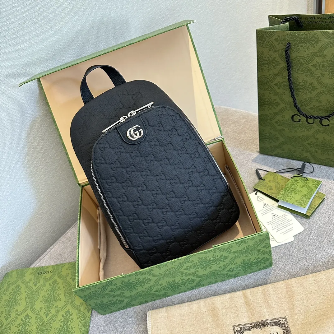 牛皮p190 礼盒包装🎁 Gucci专柜新款Belt bag腰包/胸包/斜挎包/原版PVC面料 时尚百搭的款式⚡️香港专柜新款 尺寸 25cm