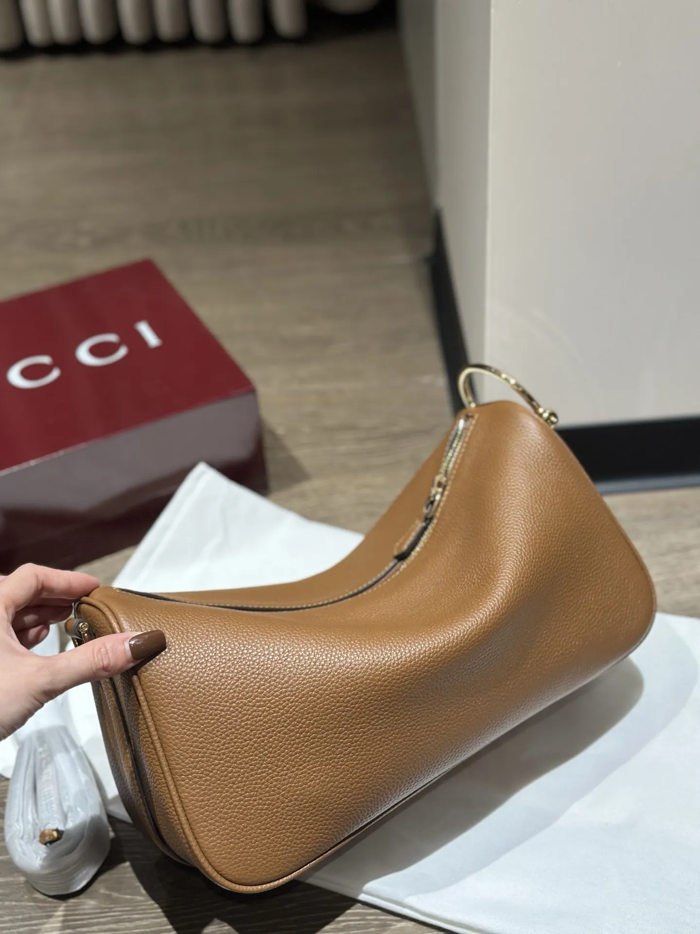 原厂皮 ✔️ 𝐆𝐆新款𝐡𝐚𝐟𝐭 𝐡𝐨𝐫𝐬𝐞𝐛𝐢𝐭 重新定义老钱风 尺寸𝟑𝟏&times;𝟏𝟕&times;𝟏𝟐𝐜𝐦