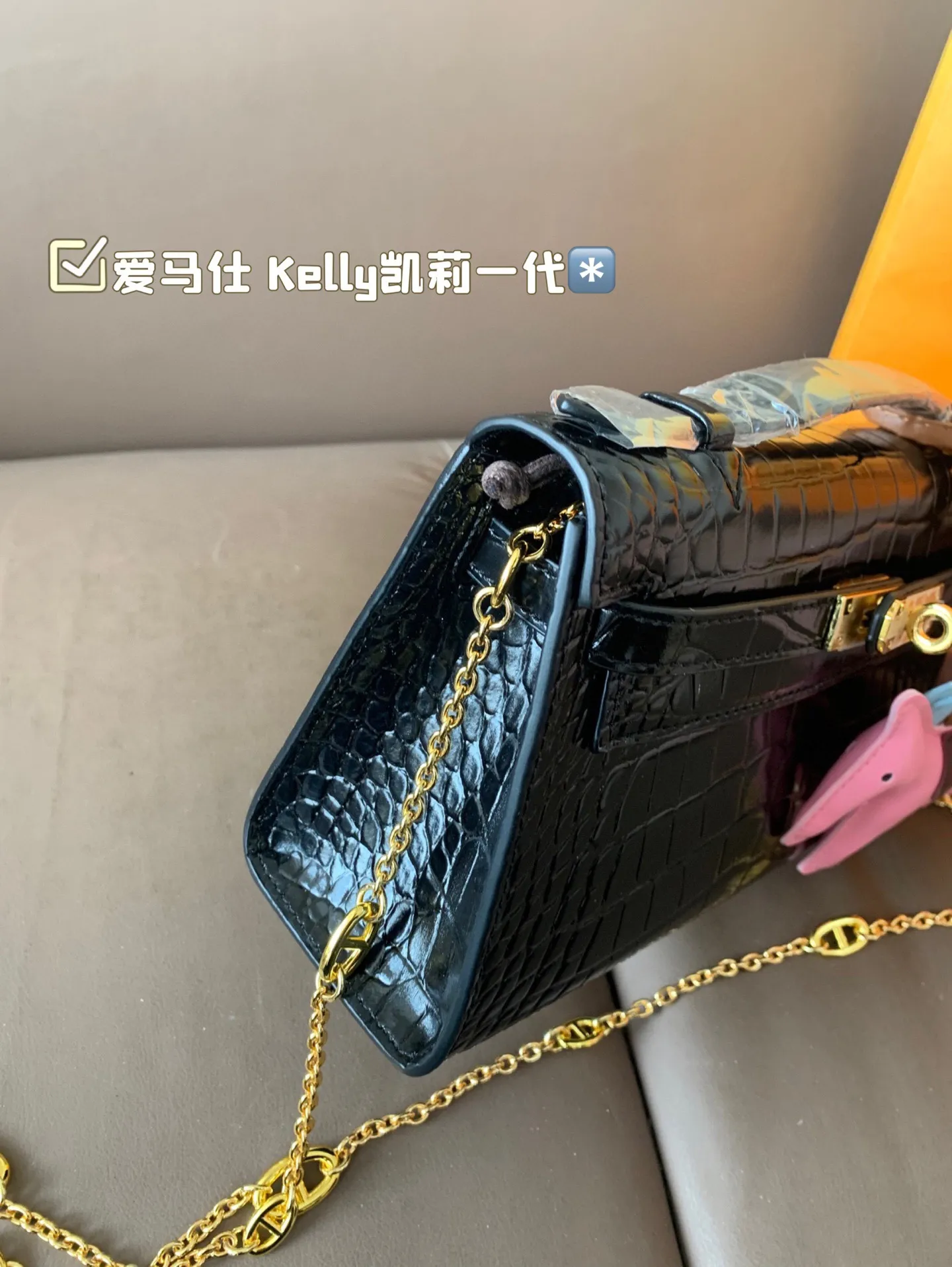 P205 折叠🎁包装 爱马仕 Kelly凯莉一代 鳄鱼纹 高级感满满 经典中的经典 任何搭配都可轻松驾驭 尺寸:22*14