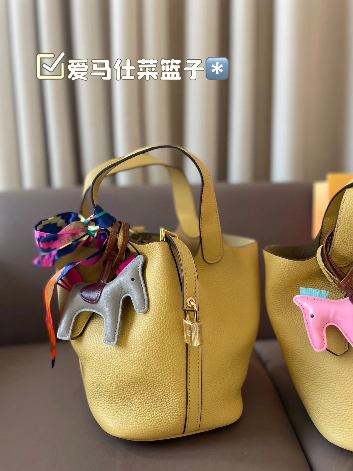 P185 折叠盒 牛皮~ 爱马仕菜篮子‼️‼️奢侈品中的经典之作 爱马仕 如图配置 媲美专柜的版本!配送丝巾 小马 尺寸21*18