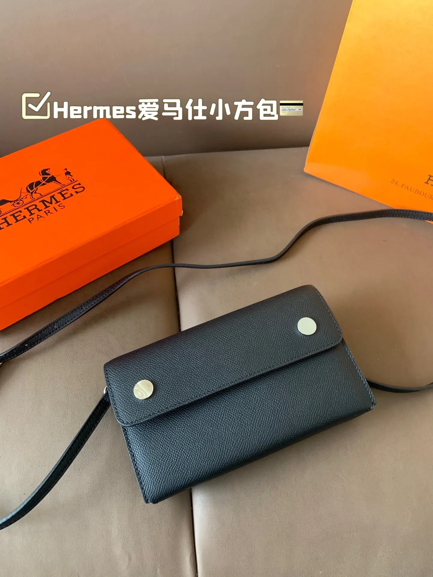 P130（牛皮） Hermes爱马仕 轻便出行的最佳选择 nap wallet 🐎家低调简约必备单品！ 尺寸19*12 配盒