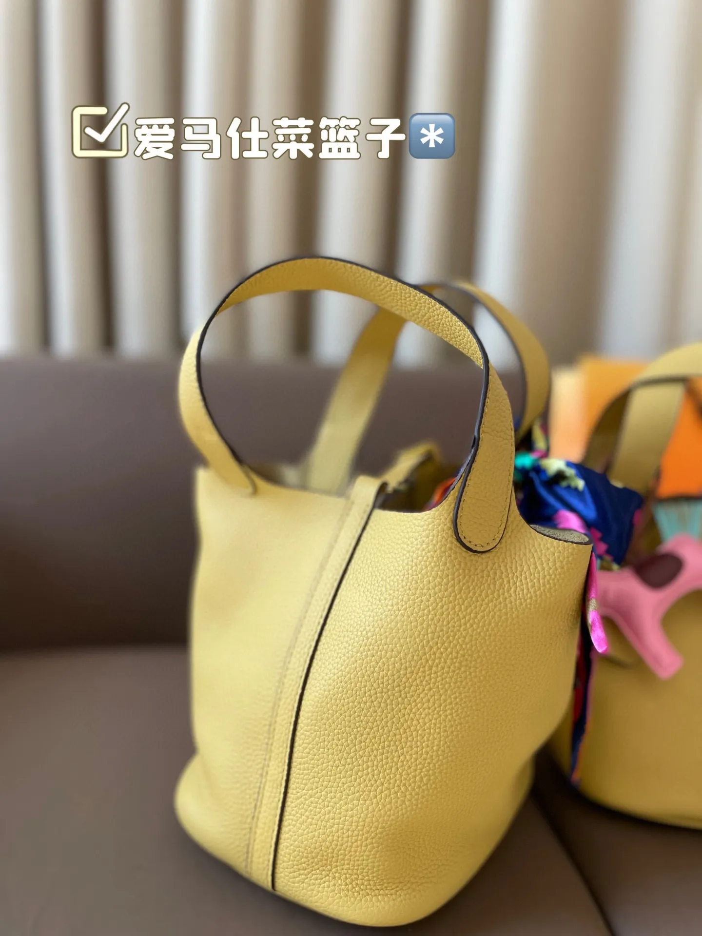 P185 折叠盒 牛皮~ 爱马仕菜篮子‼️‼️奢侈品中的经典之作 爱马仕 如图配置 媲美专柜的版本!配送丝巾 小马 尺寸21*18