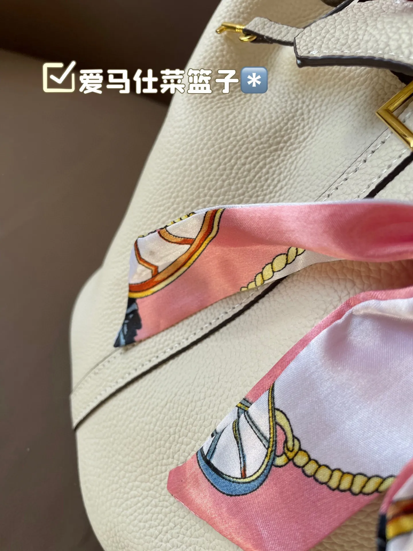 P185 折叠盒 牛皮～ 爱马仕菜篮子‼️‼️奢侈品中的经典之作 爱马仕 如图配置 媲美专柜的版本！配送丝巾 小马 尺寸21*18