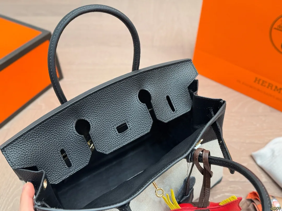 &yen;295/&yen;275飞机盒配丝巾 爱马仕HERMES Birkin铂金包 细节无敌完美 配色敲级耐看 完美适配穿搭 容量满分 上身优雅有气质 尺寸30 22/25 18