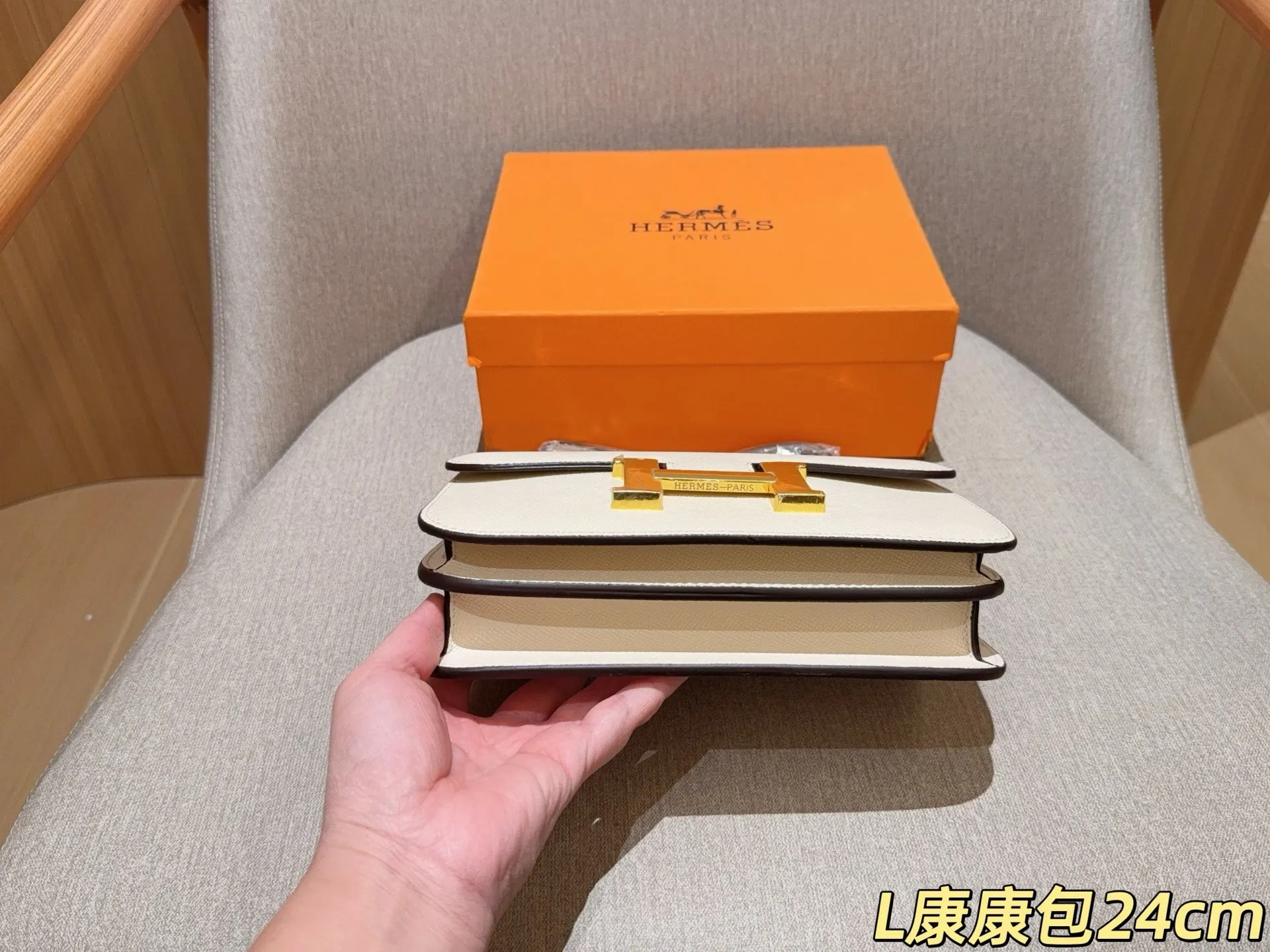💰125 Hermès 爱马仕 经典康康包大号 🉑腋下🉑斜挎 size:24cm 礼盒包装🎁