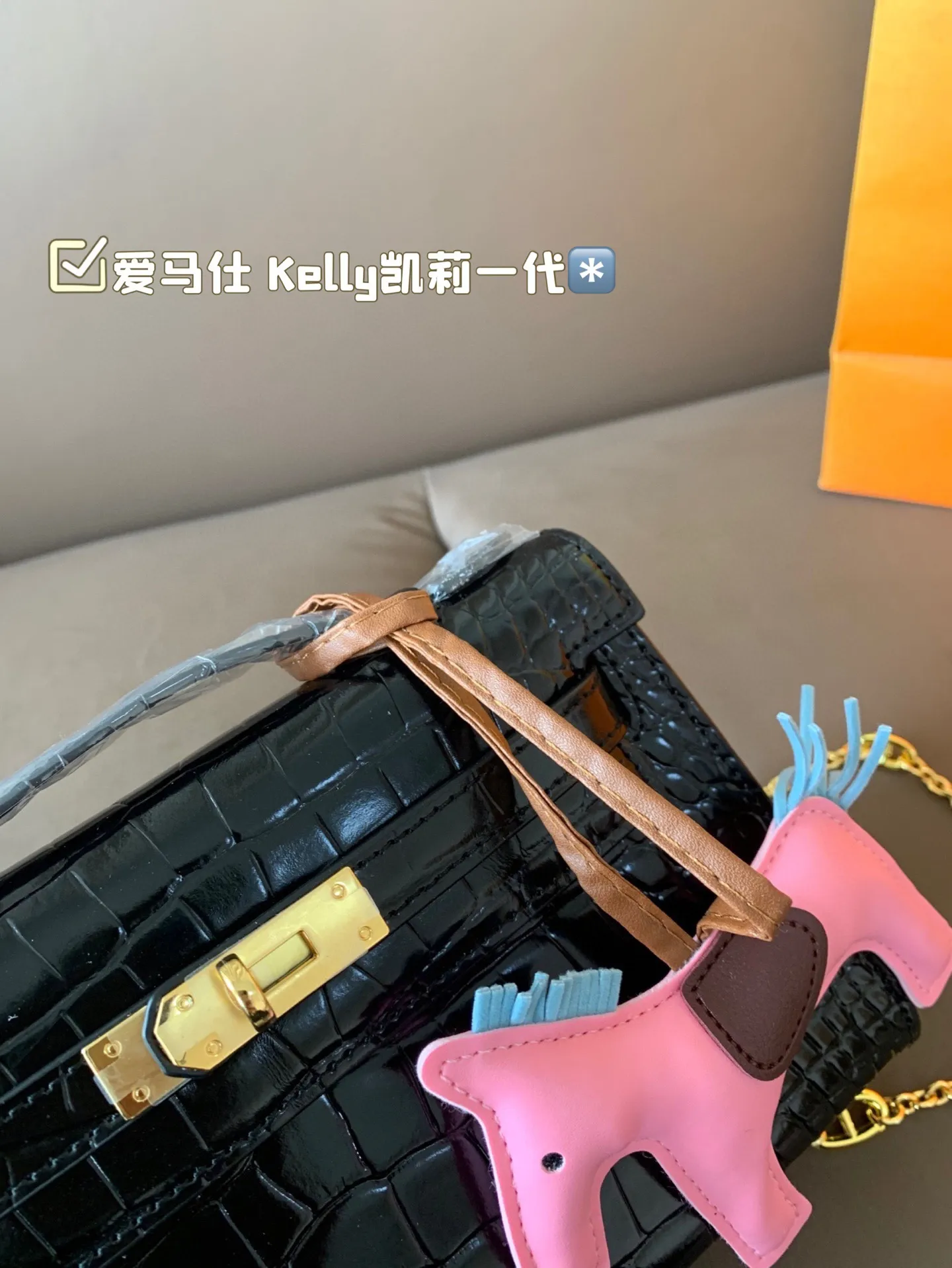 P205 折叠🎁包装 爱马仕 Kelly凯莉一代 鳄鱼纹 高级感满满 经典中的经典 任何搭配都可轻松驾驭 尺寸:22*14