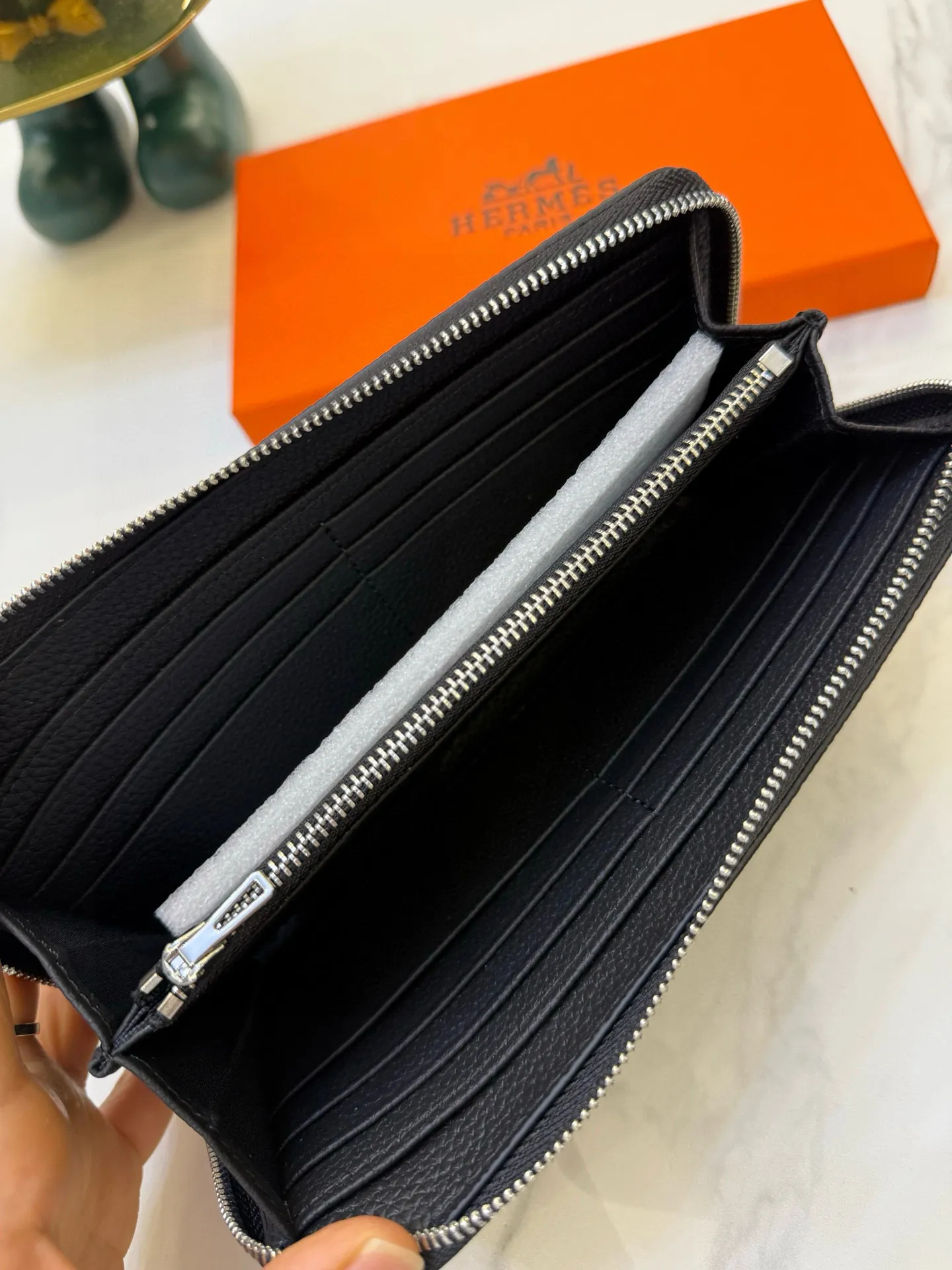 📢📢📢p95 5123 爱马仕经典款 钱包两折款 💕里外全牛皮 简单百搭 手感超级👍