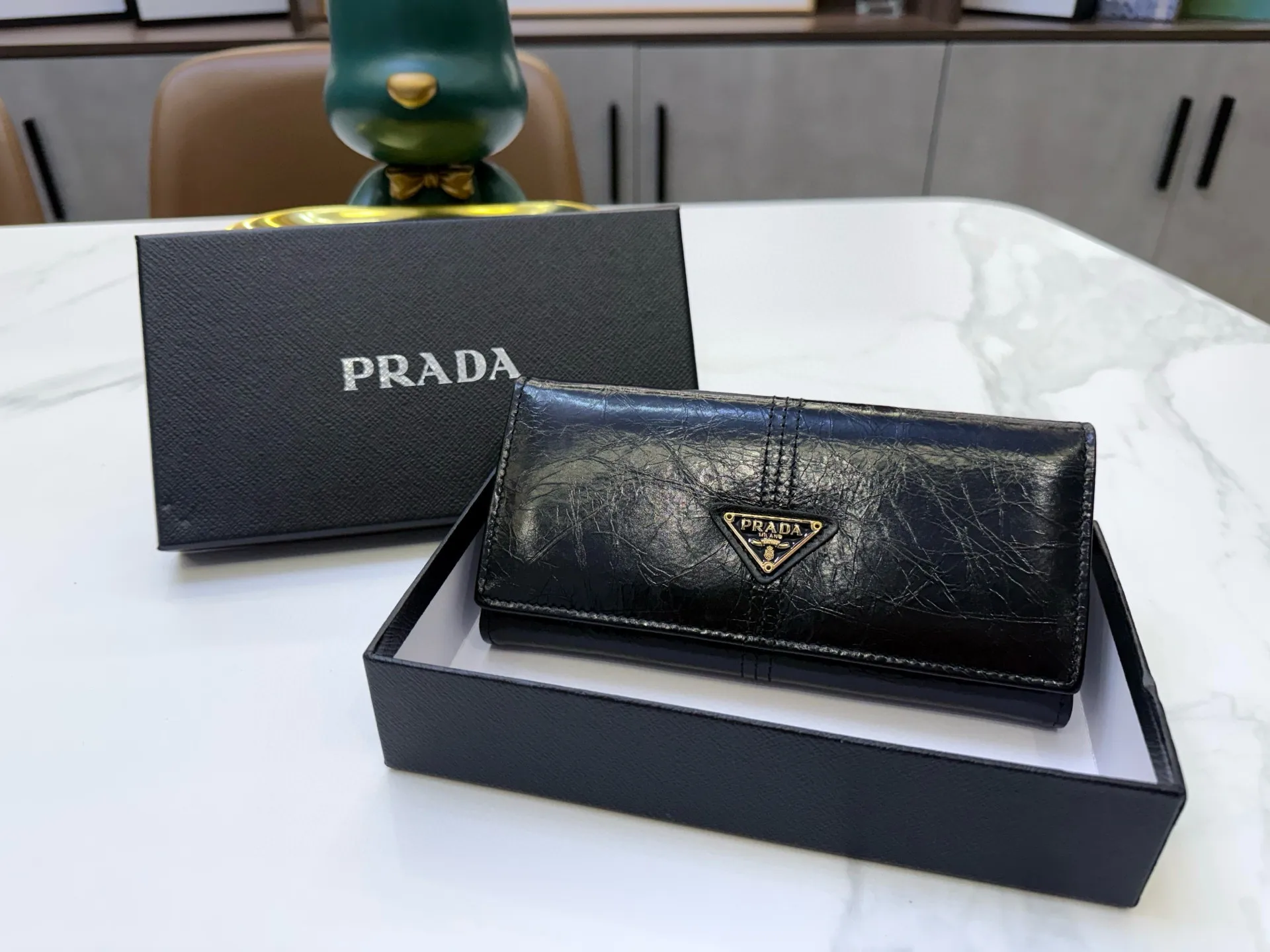 📢📢📢p95 8397 普拉达 专柜🔥爆款 女士钱包 两折款 💕里外全牛皮 1:1原单品质 简单百搭 大容量 💕超级美哦 💥19 10