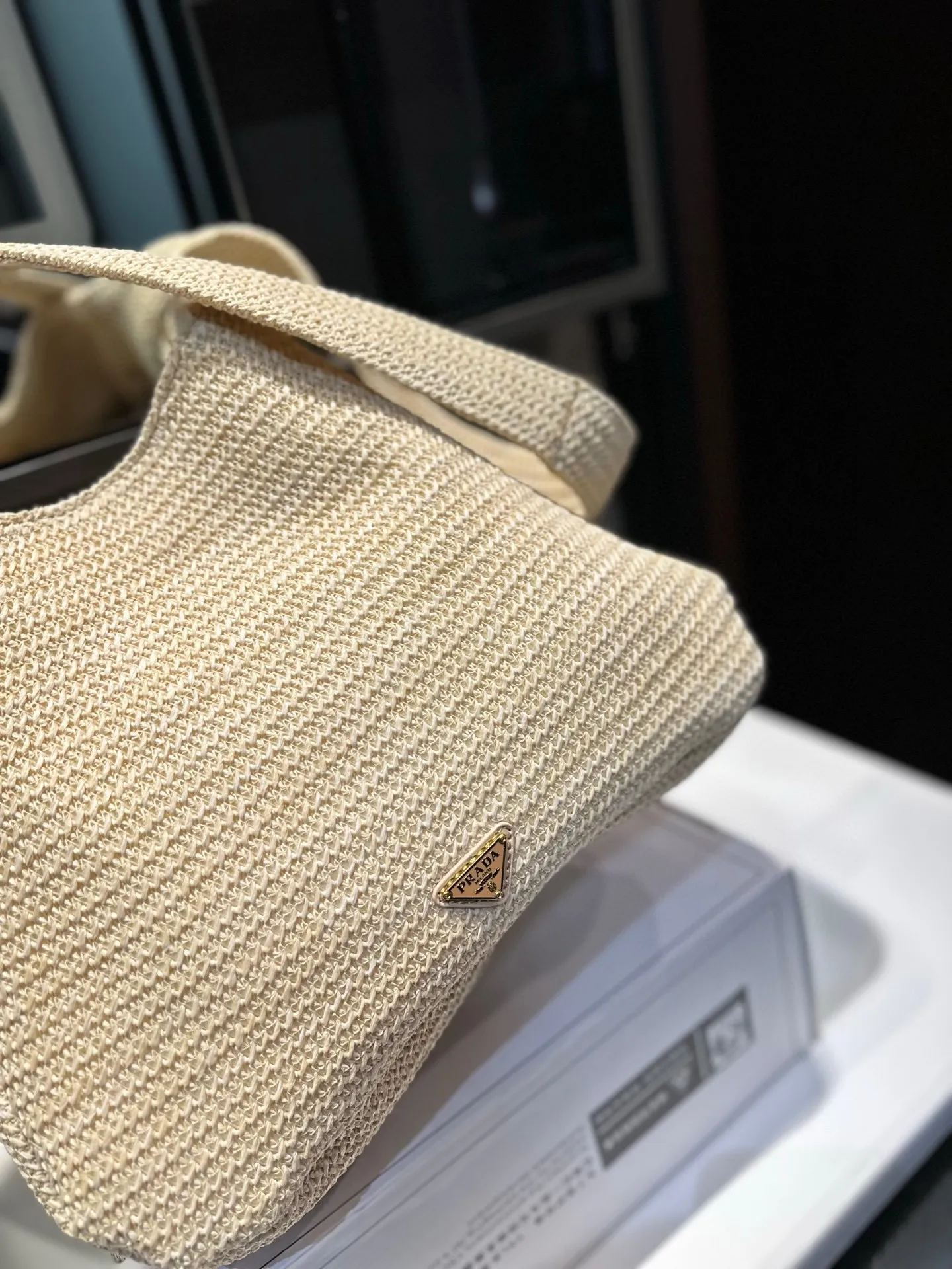 ❤️P130❤️ Prada普拉达新品 草编 夏季必备 太美啦 尺寸32.28