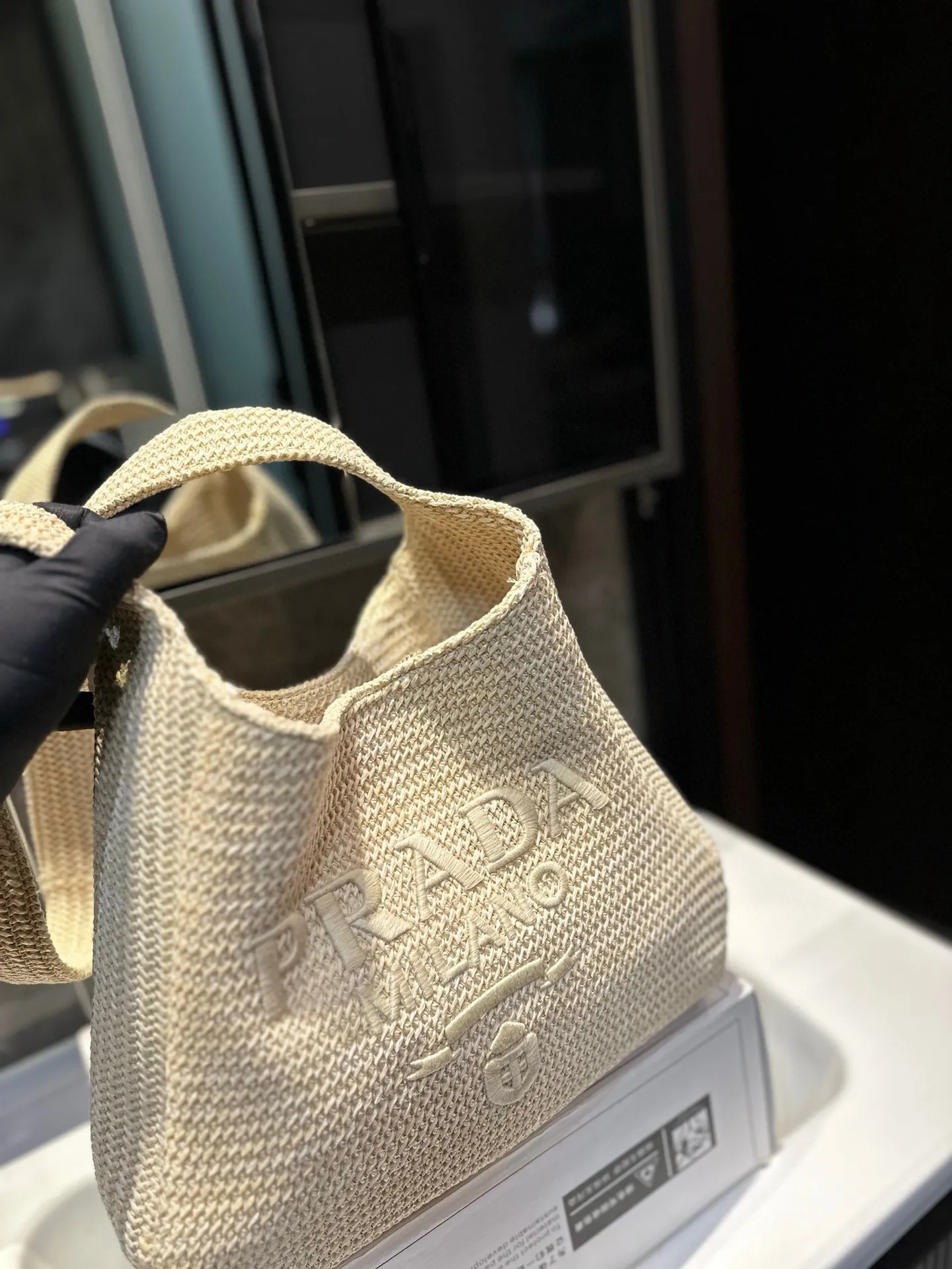 ❤️P130❤️ Prada普拉达新品 草编 夏季必备 太美啦 尺寸32.28