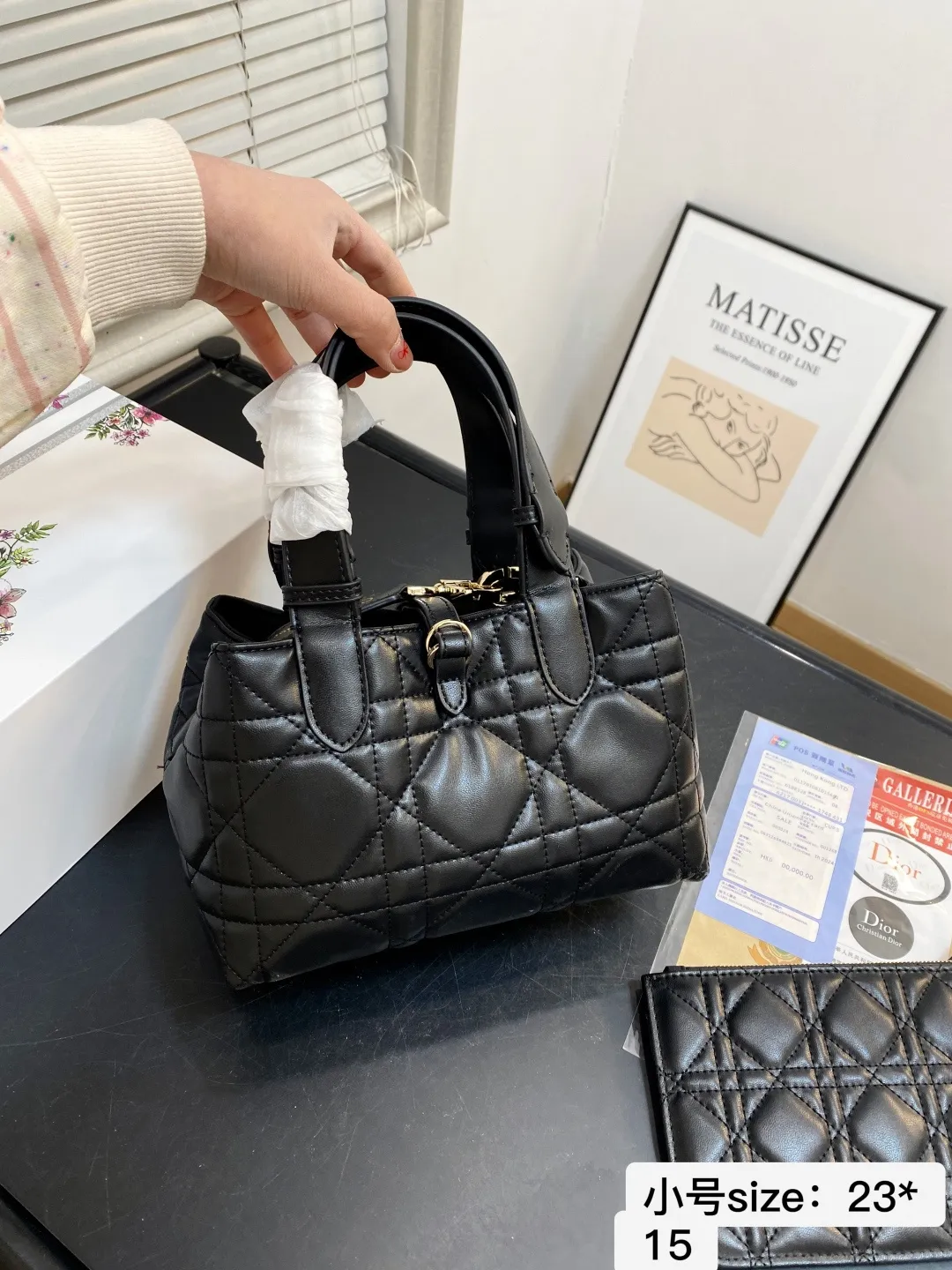 🅿️💰小号130 配折叠礼盒 【尺寸】23*15 迪奥DIOR Toujours购物袋 简直无法拒绝 超显气质 高级感十足 集美必入款 8848