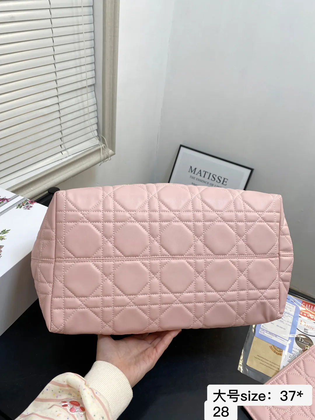 🅿️💰大号150 配折叠礼盒 【尺寸】37*28 迪奥DIOR Toujours购物袋 简直无法拒绝 超显气质 高级感十足 集美必入款 8848