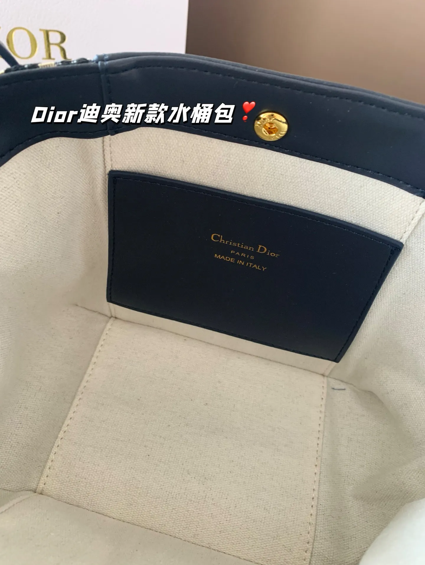 P170 Dior迪奥新款水桶包 高级感满满 经典中的经典 任何搭配都可轻松驾驭 尺寸19*20