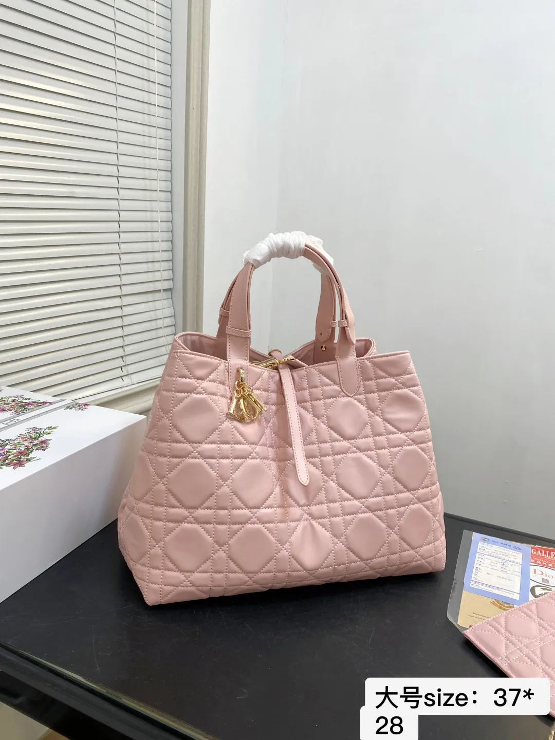 🅿️💰大号150 配折叠礼盒 【尺寸】37*28 迪奥DIOR Toujours购物袋 简直无法拒绝 超显气质 高级感十足 集美必入款 8848