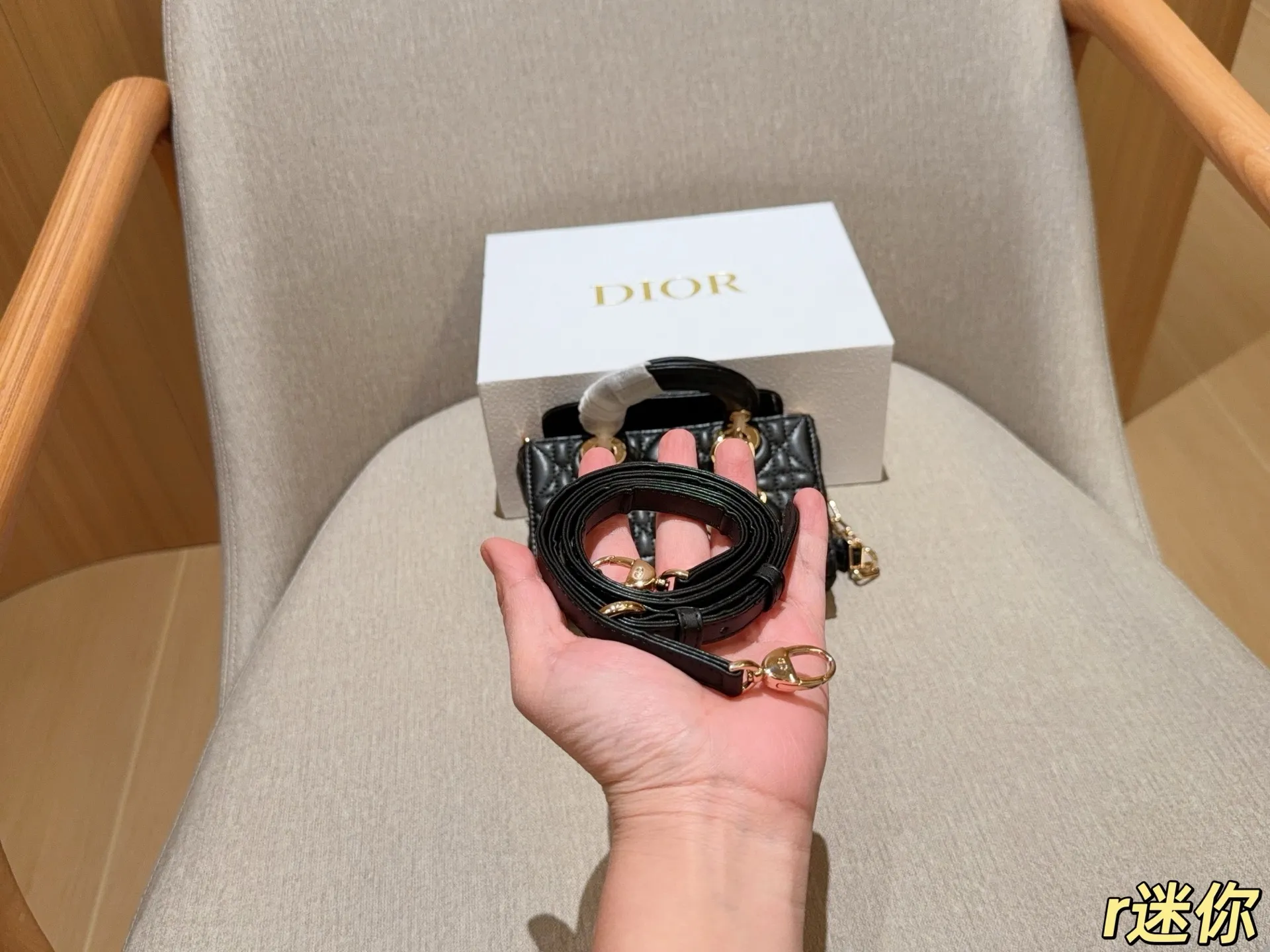 💰160 Dior 迪奥 Lady D-Joy 戴妃羊皮纹藤格横版 尺寸17cm 礼盒包装🎁