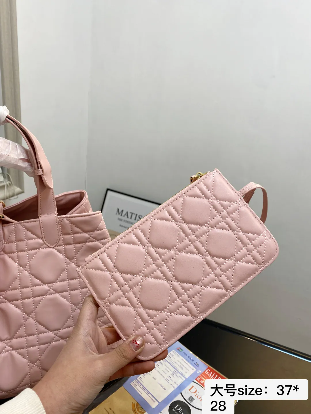 🅿️💰大号150 配折叠礼盒 【尺寸】37*28 迪奥DIOR Toujours购物袋 简直无法拒绝 超显气质 高级感十足 集美必入款 8848