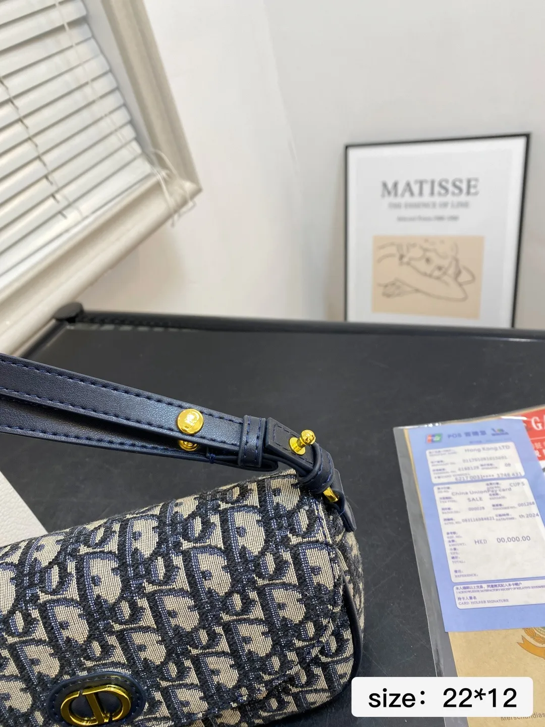 🅿️💰165 配折叠盒 尺寸22*12 迪奥CD链条包 Dior 迪奥 全新Caro系列 包袋 复古与未来感并存 新品MONTAIGNE藤格纹链条包单肩斜挎包 3121