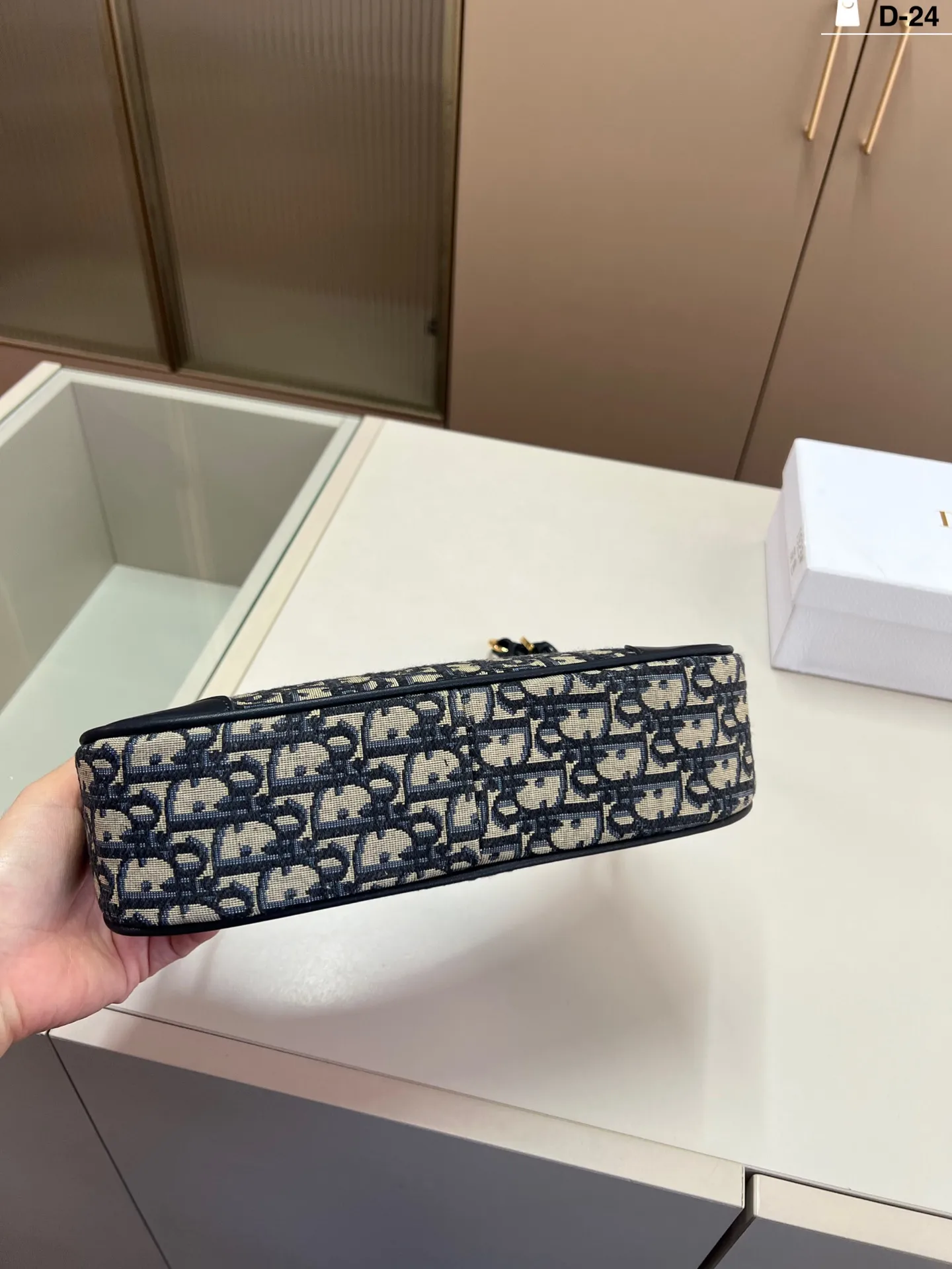 💰p195 迪奥DIOR 腋下包 包型太可爱了 容量非常可，日常通勤都没问题 可咸可甜 质感满分工艺非常讲究 细节立体感拉满D-24尺寸26&times;10配盒