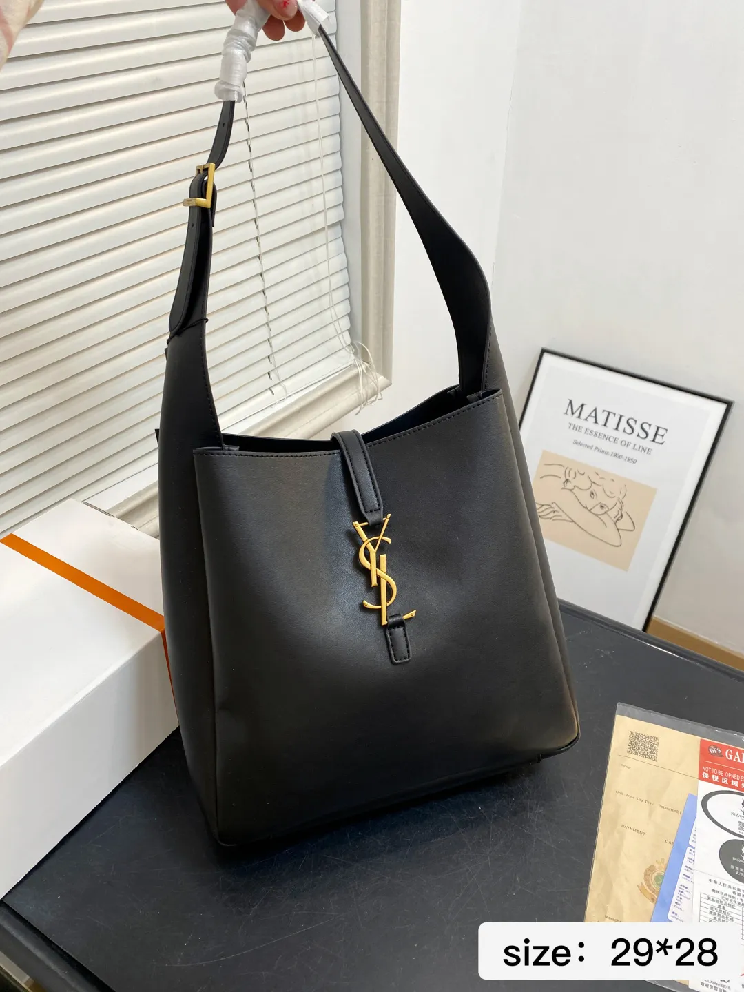 🅿️💰145 配折叠盒 尺寸29*28 圣罗兰 ysl hobo托特包 出行必备单品 超大容量哦! 2269