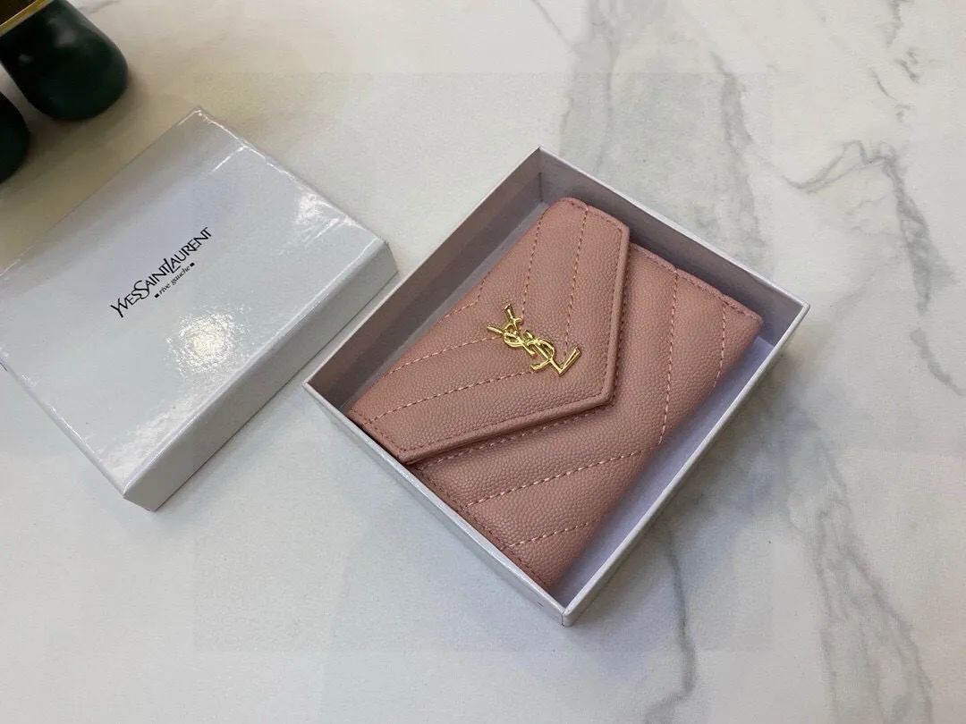 📢📢📢p85 6115 圣罗兰 专柜🔥爆款 女士钱包 三折款 💕里外牛皮1:1原单品质 简单百搭 大容量 💕超级美哦 💥 12 9