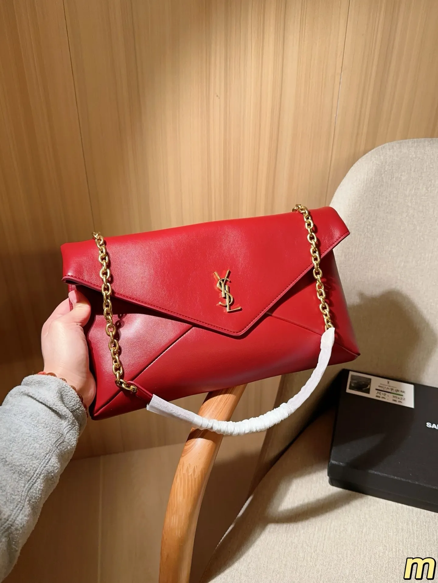 💰150 圣罗兰ysl loulou信封包腋下链条包 尺寸34×20 礼盒包装🎁