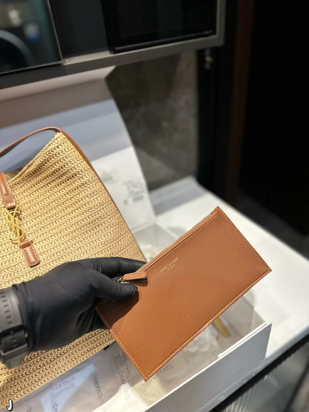 ❤️P190❤️ 圣罗兰编织托特包 拉菲草编织沙滩 夏天来了,准备度假背的风情单品,休闲的最高定义,一定要搭配,尺寸:28 30