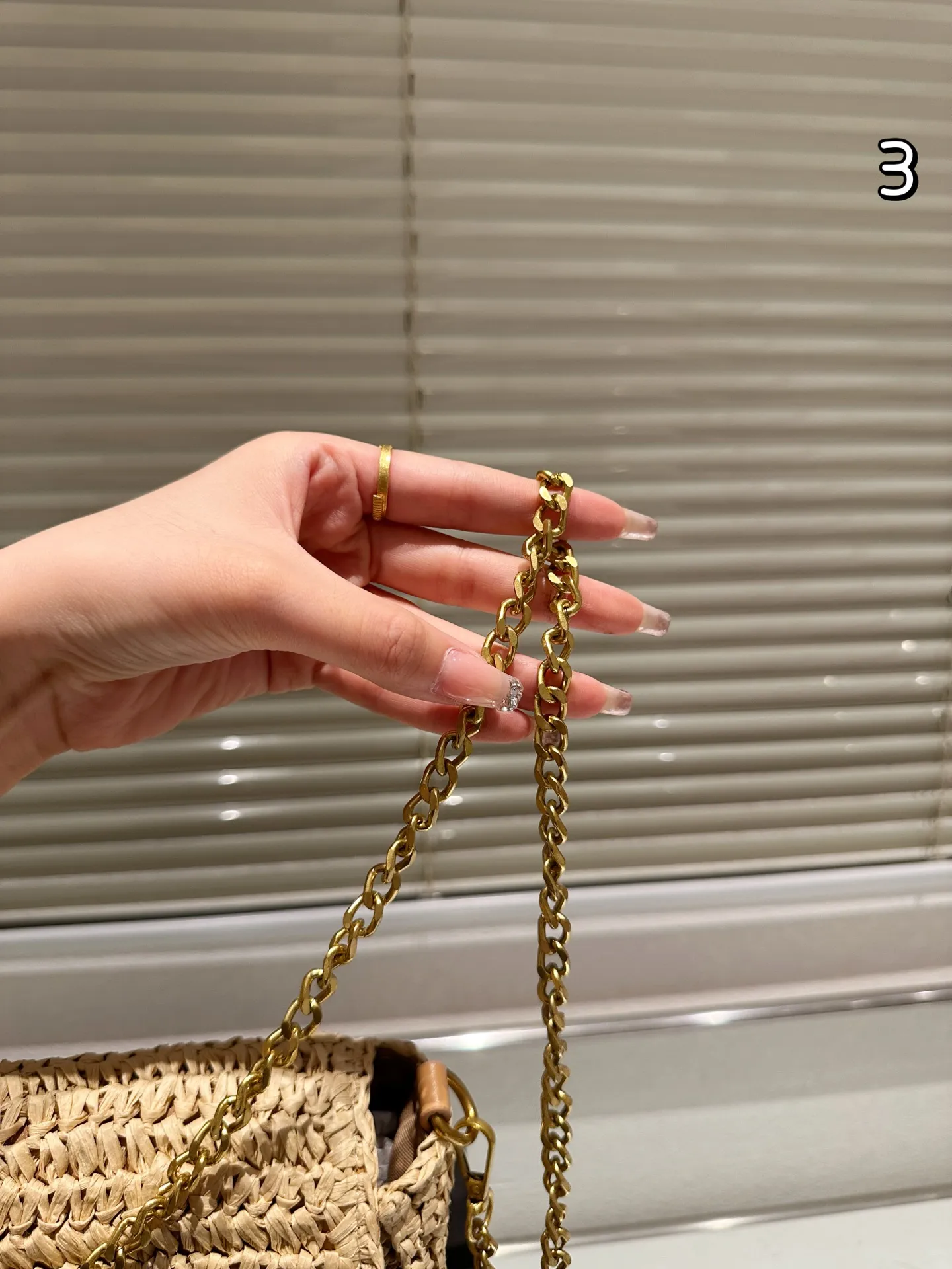 P125 Ysl圣罗兰 草编拉菲草Kate流苏包～单肩斜挎包 尺寸：27cm 礼盒包装🎁