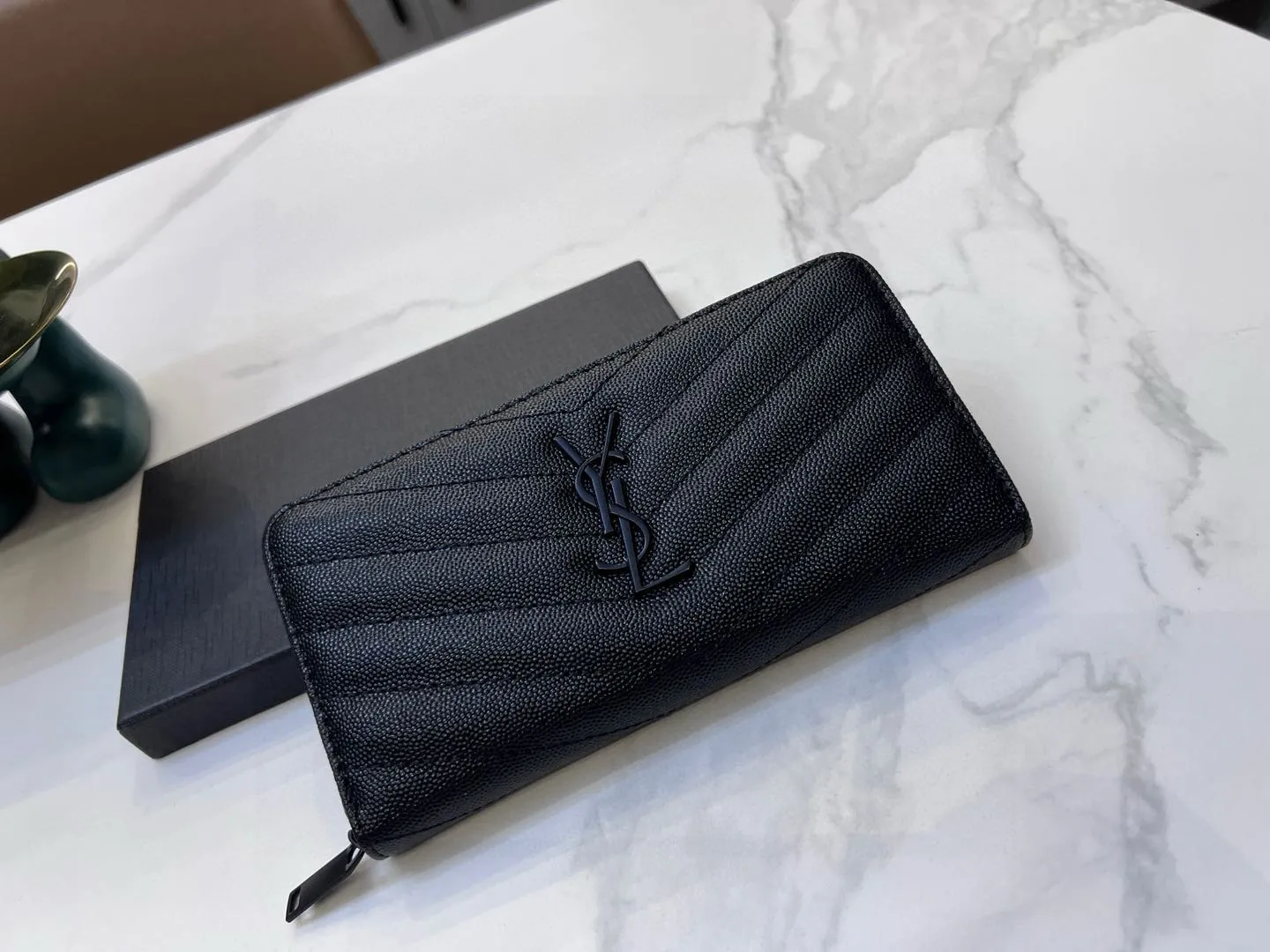 📢📢📢p95 5887 圣罗兰 专柜🔥爆款 女士钱包 两折款 💕里外鱼子酱牛皮 1:1原单品质 简单百搭 大容量 💕超级美哦 💥 19 10