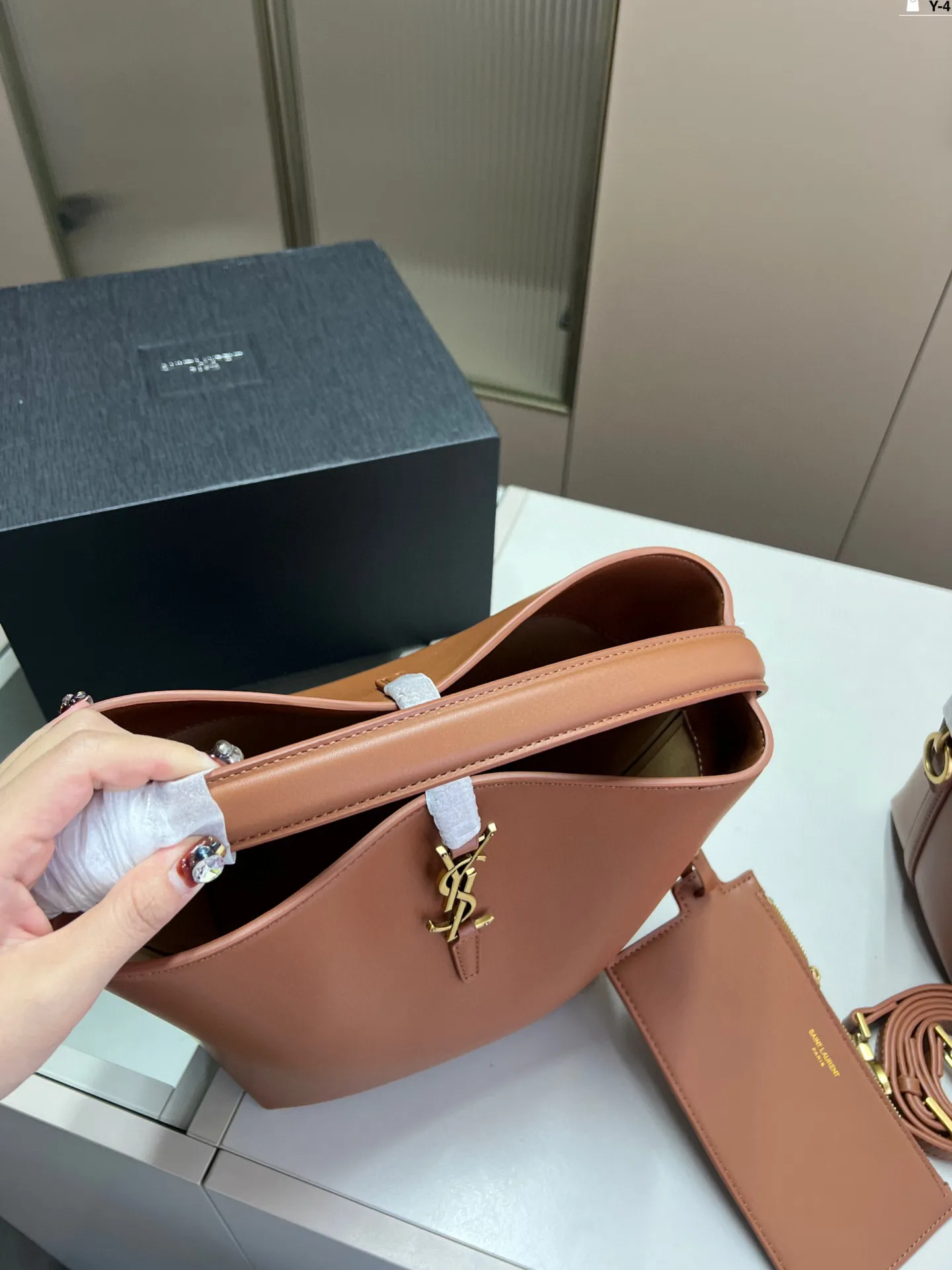 大💰p145 大号配零钱包 中号小号不配 YSL圣罗兰 Hobo水桶包 舒适与精致并存 Y-4尺寸25&times;25/20&times;20/15&times;15折叠盒