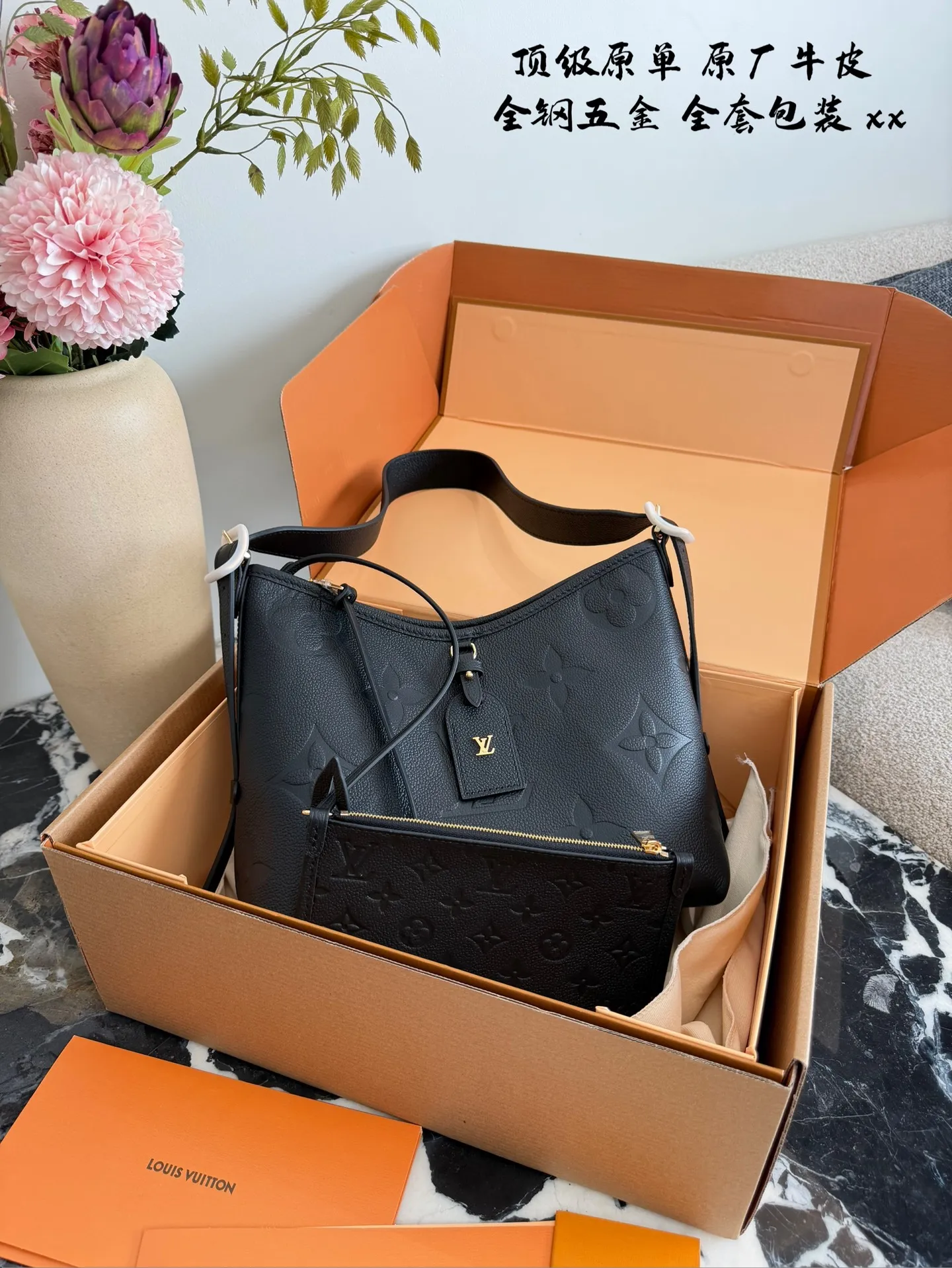 p370 路易威登lv carryall小号 经典老花牛皮，质感满满，高级又百搭 尺寸小号正好，非常日常使用 29cm配盒子