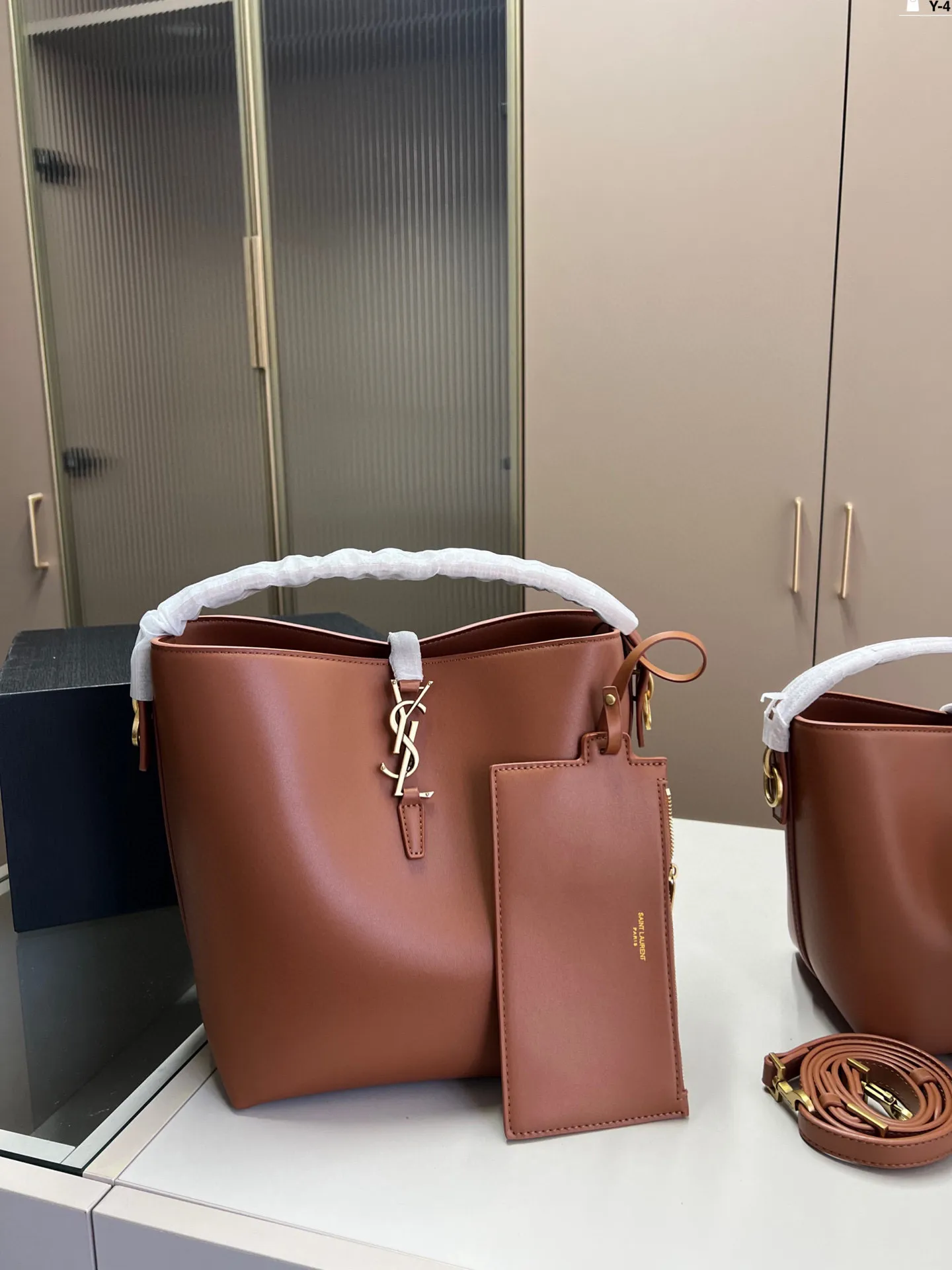 大💰p145 大号配零钱包 中号小号不配 YSL圣罗兰 Hobo水桶包 舒适与精致并存 Y-4尺寸25×25/20×20/15×15折叠盒