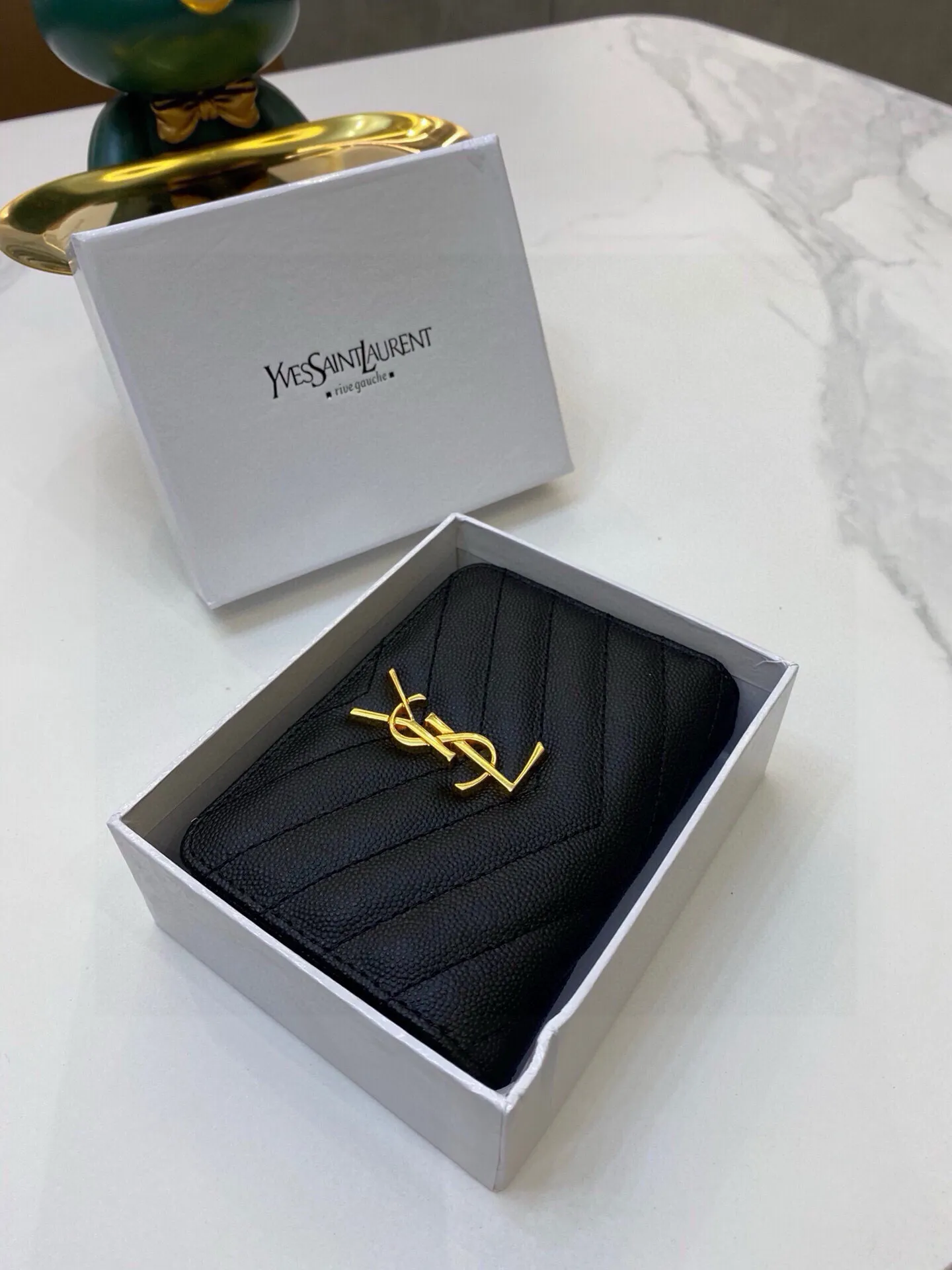 📢📢📢p90 4852圣罗兰 专柜🔥爆款 女士钱包 三折款 💕里外鱼子酱牛皮 1:1原单品质 简单百搭 大容量 💕超级美哦 💥 12 9