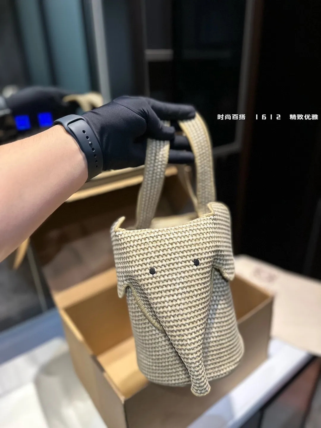 ❤️P145❤️ 罗意威 草编大象包 新款夏季草编购物袋菜篮子包 夏天怎么可以没有美丽草编~尺寸24.20