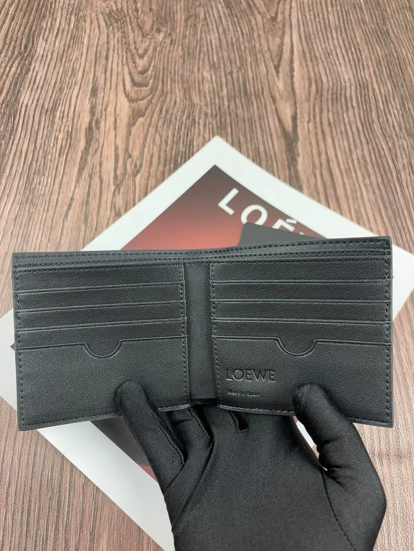 p100🎀颜色 黑 咖 蓝🎀尺寸 11x10🎀型号 L1140🎀 罗意威 Puzzle牛皮钱包绵密的手感,很有质感男女通用