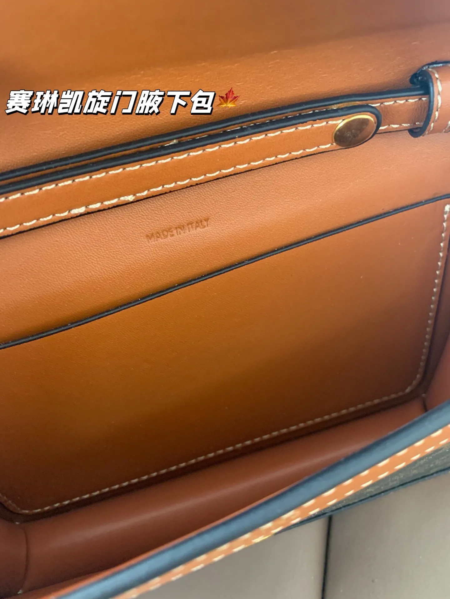 P135 CELIN.Triomphe 赛琳最新款凯旋门腋下包 随便穿什么搭配这个包都是高级风 尺寸19*13折叠盒