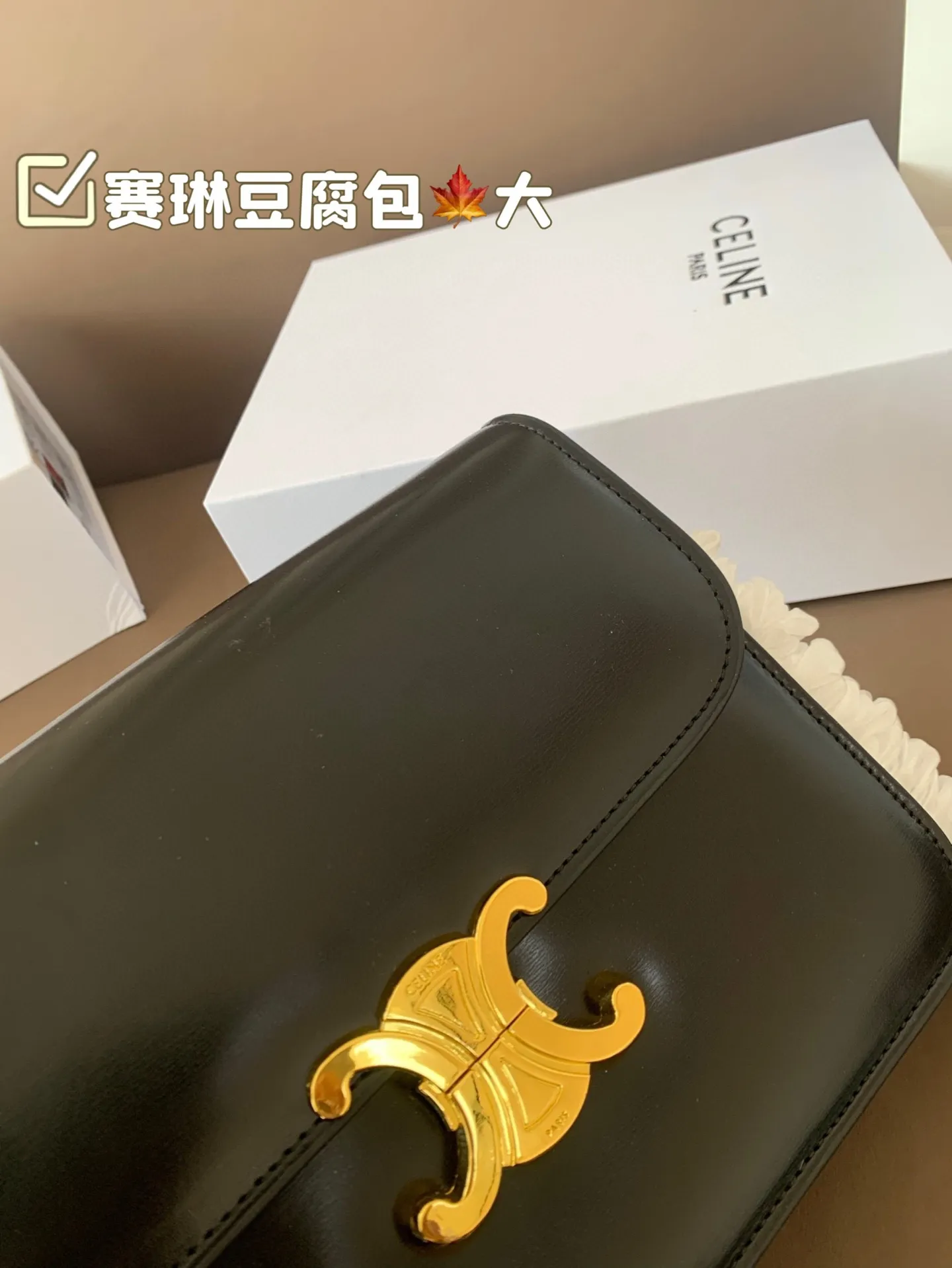 大号P140 赛琳豆腐包 大气又不失个性 任何搭配都可轻松驾驭 是每个优雅可爱女孩必入单品 折叠盒 尺寸大号22*17