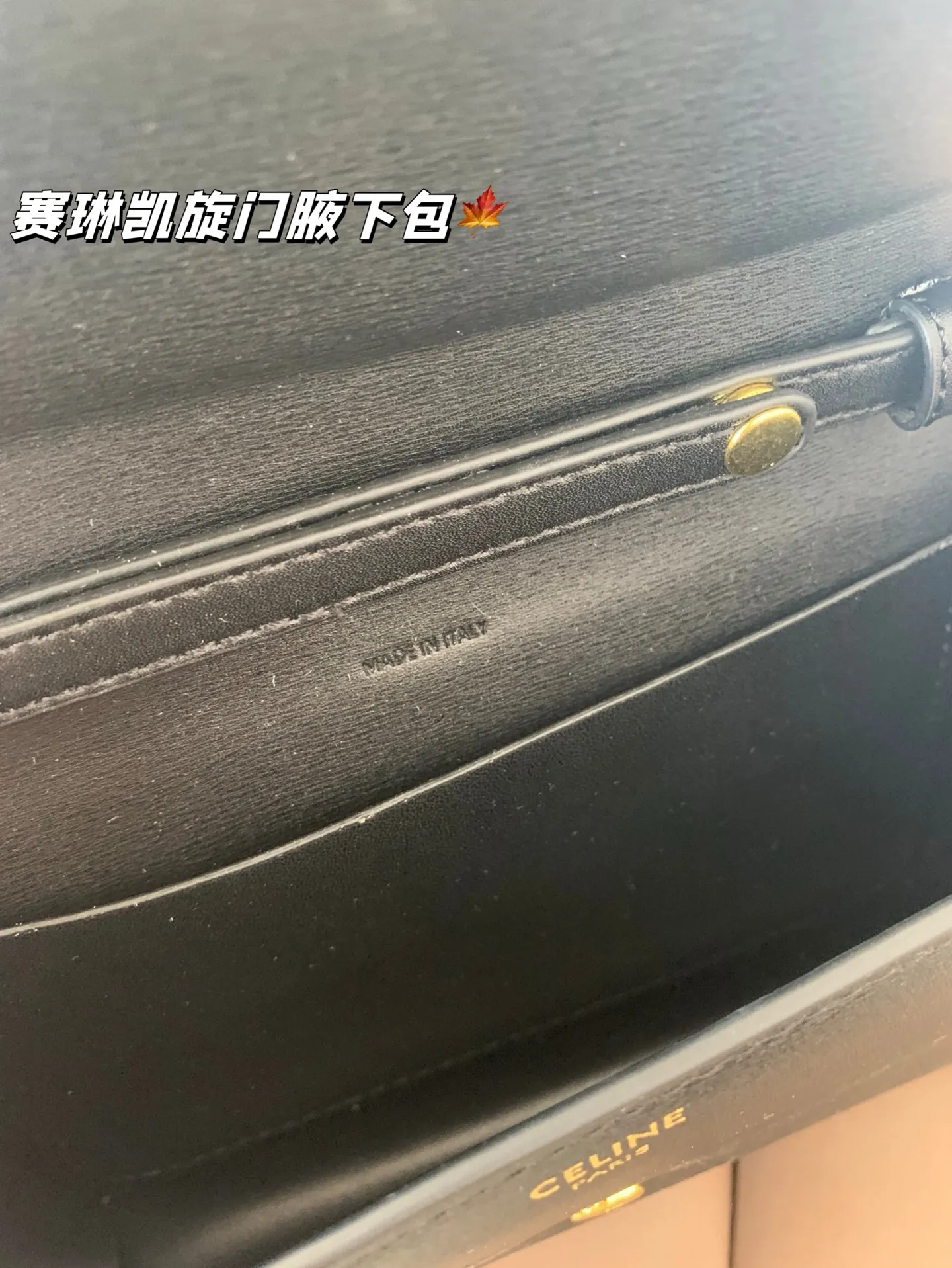 P135 CELIN.Triomphe 赛琳最新款凯旋门腋下包 随便穿什么搭配这个包都是高级风 尺寸19*13折叠盒