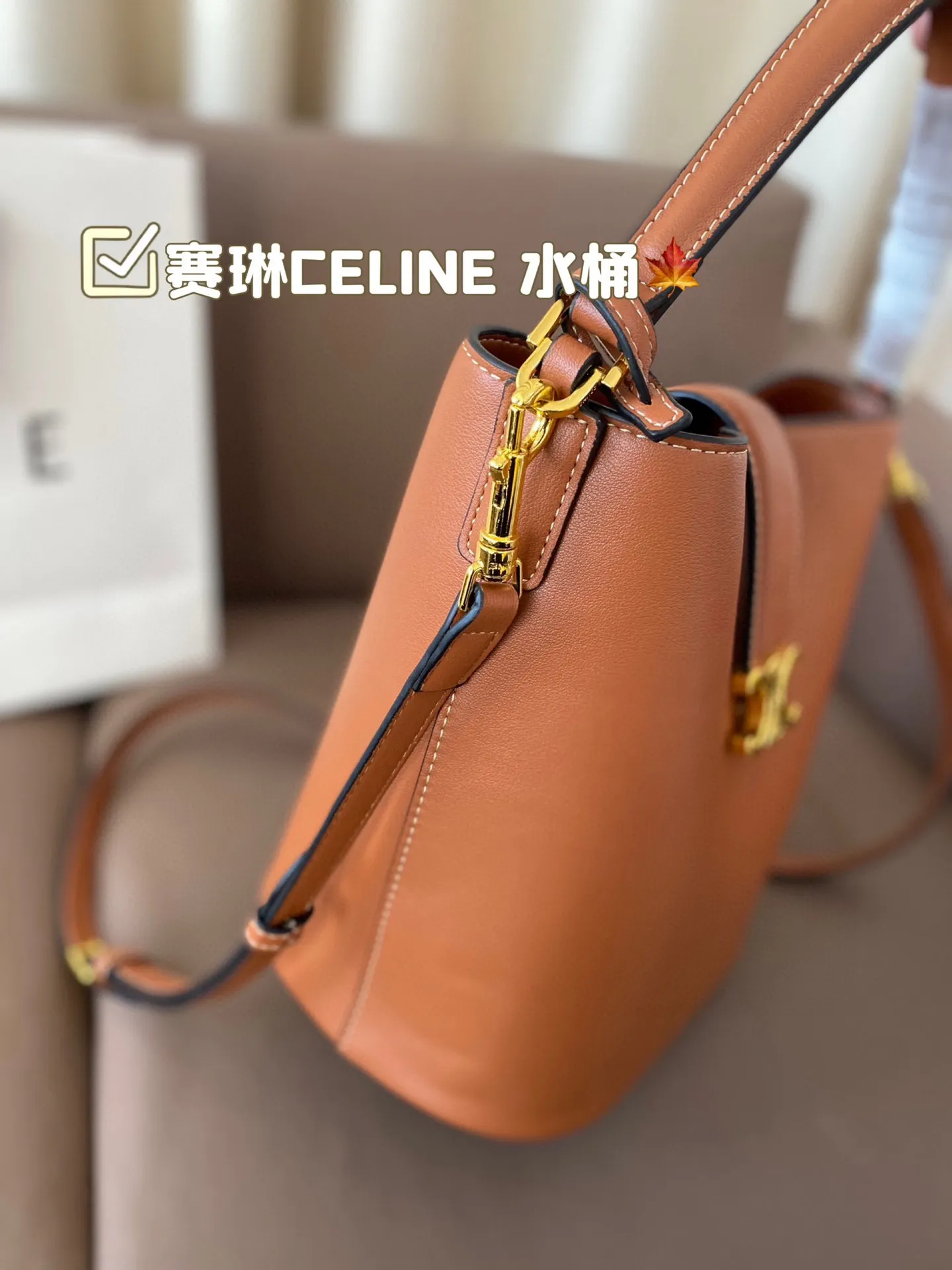 P170 赛琳CELINE 水桶包 复古优雅 满满的高级感 大小适中 容量感人 休闲正装皆可轻松驾驭 尺寸22*24