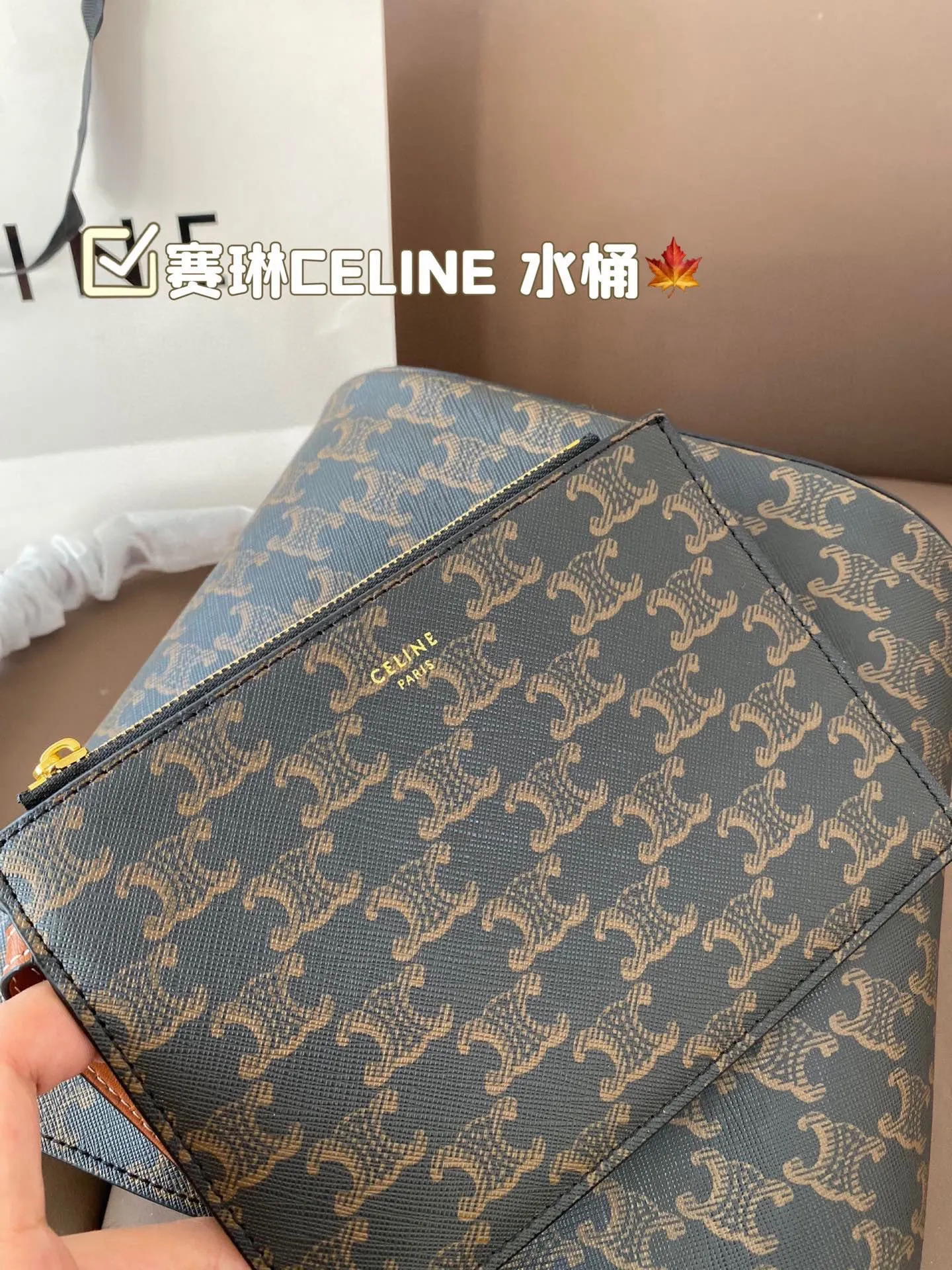 P170 赛琳CELINE 水桶包 复古优雅 满满的高级感 大小适中 容量感人 休闲正装皆可轻松驾驭 尺寸22*24