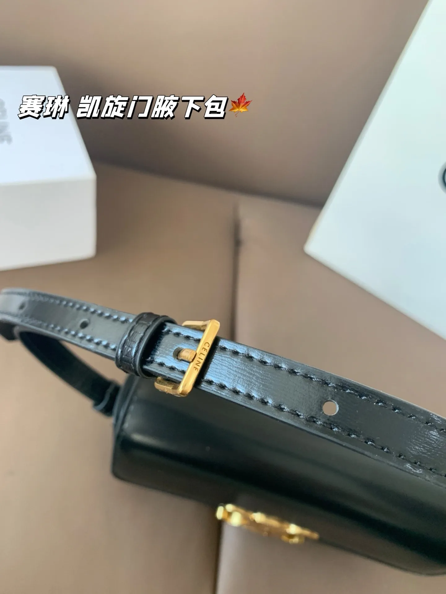 P140 赛琳 凯旋门腋下包 Celine满足日常所有需求 简直能装下整个世界 尺寸20*12折叠盒