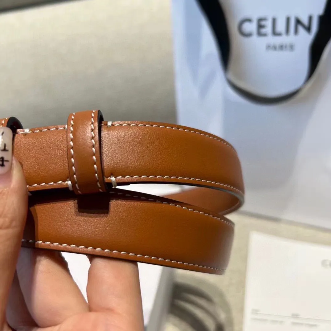 P90 顶级原厂正品级别,非市场普通品质,超火赛琳celine20上凯旋门腰带2.5mm精品 顶级进口制作,手感柔软细腻,上身效果超级好看