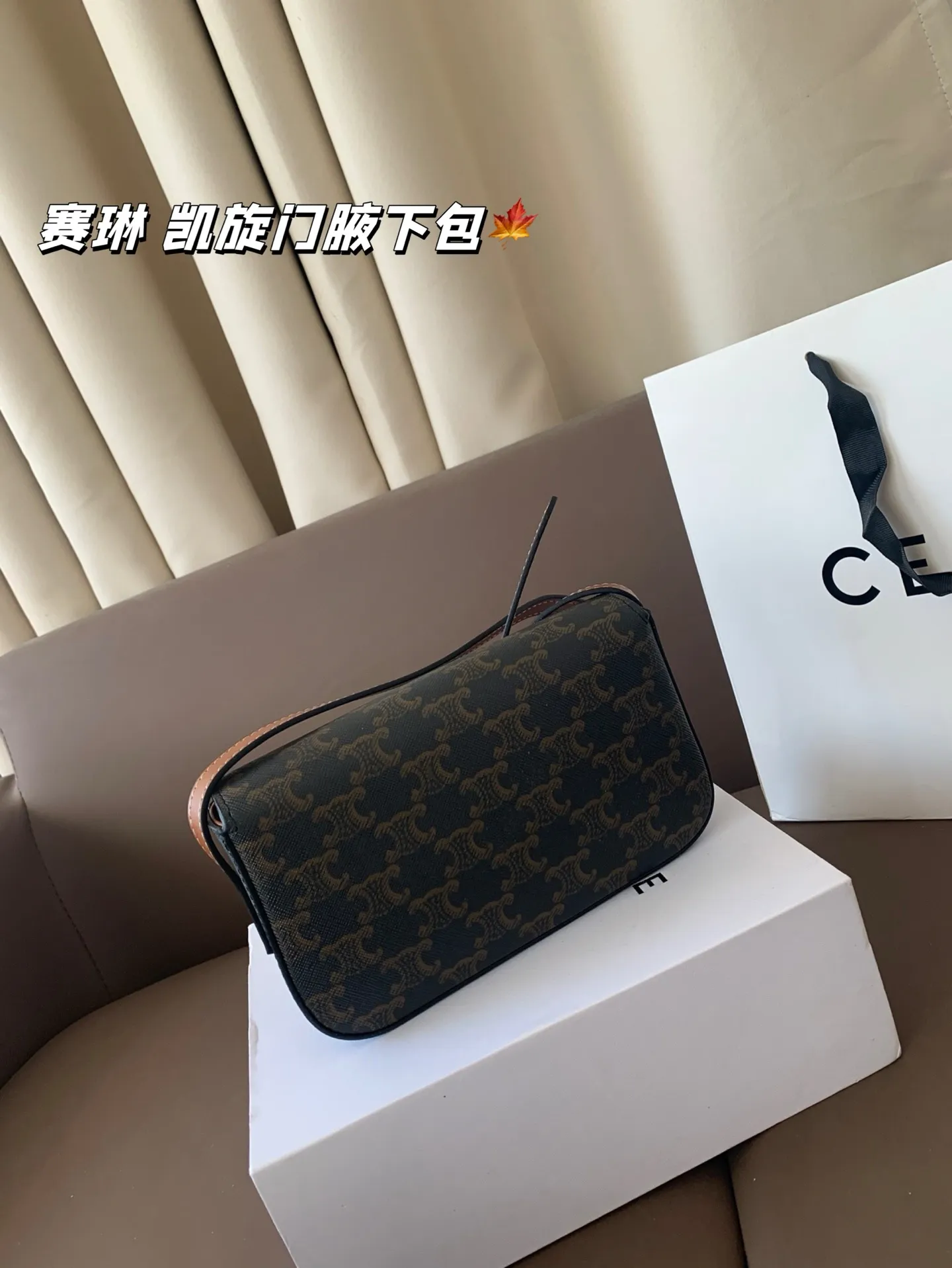 P140 赛琳 凯旋门腋下包 Celine满足日常所有需求 简直能装下整个世界 尺寸20*12折叠盒