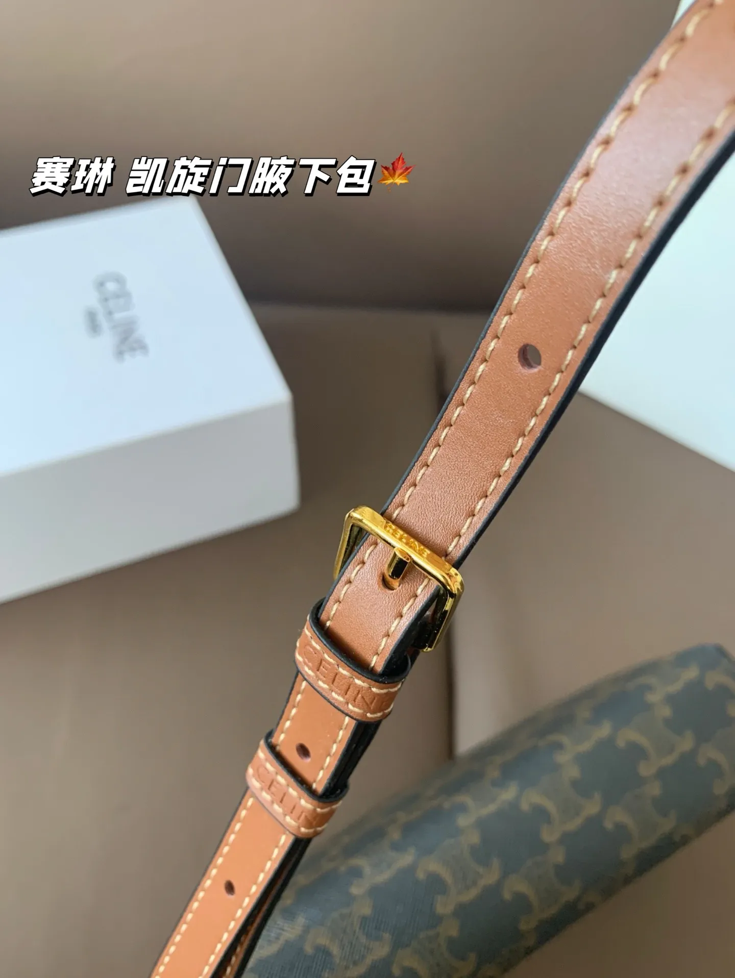 P140 赛琳 凯旋门腋下包 Celine满足日常所有需求 简直能装下整个世界 尺寸20*12折叠盒