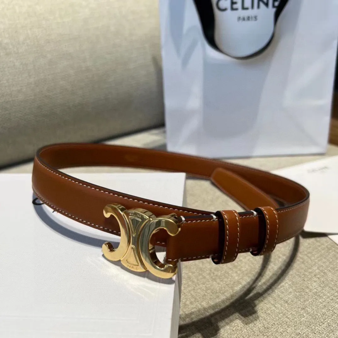 P90 顶级原厂正品级别,非市场普通品质,超火赛琳celine20上凯旋门腰带2.5mm精品 顶级进口制作,手感柔软细腻,上身效果超级好看