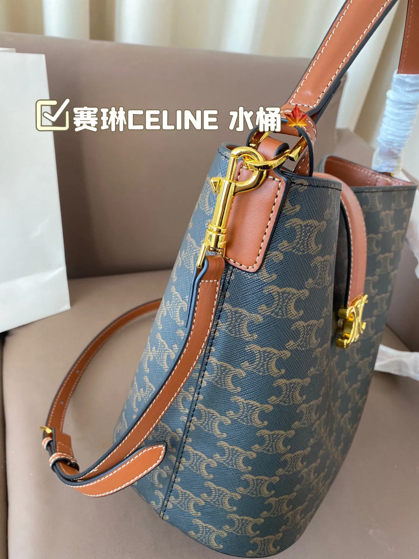 P170 赛琳CELINE 水桶包 复古优雅 满满的高级感 大小适中 容量感人 休闲正装皆可轻松驾驭 尺寸22*24