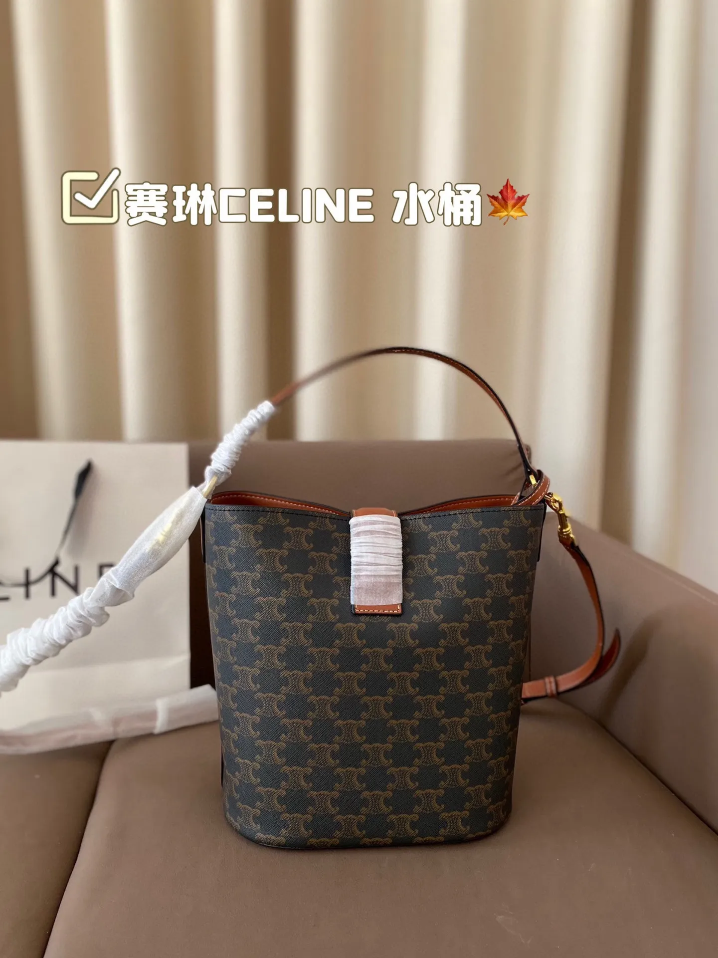 P170 赛琳CELINE 水桶包 复古优雅 满满的高级感 大小适中 容量感人 休闲正装皆可轻松驾驭 尺寸22*24