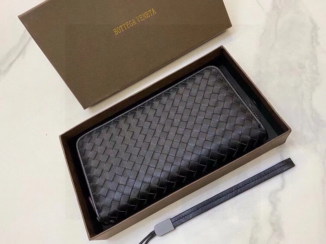 📢📢📢p110 8888Bv 专柜经典款钱包 手拿包 💕全羊皮皮 人工编织 大号手包 简单百搭 p110